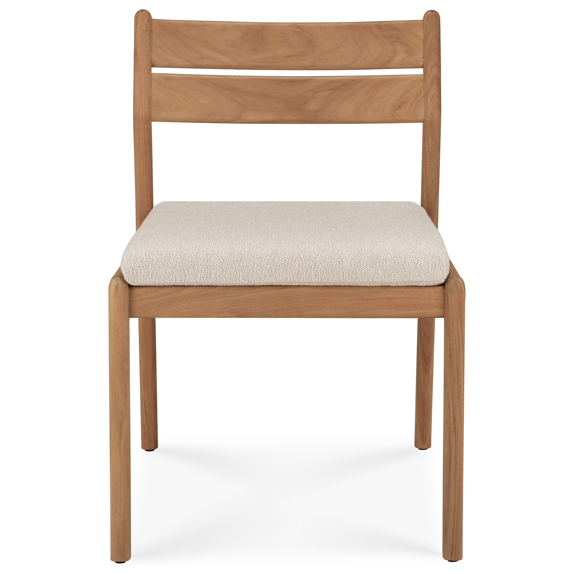 Ethnicraft - Jack outdoor dining chair - teak - Natural fabric - Matstolar utomhus - Jacques Deneef - Träfärgad - Trä