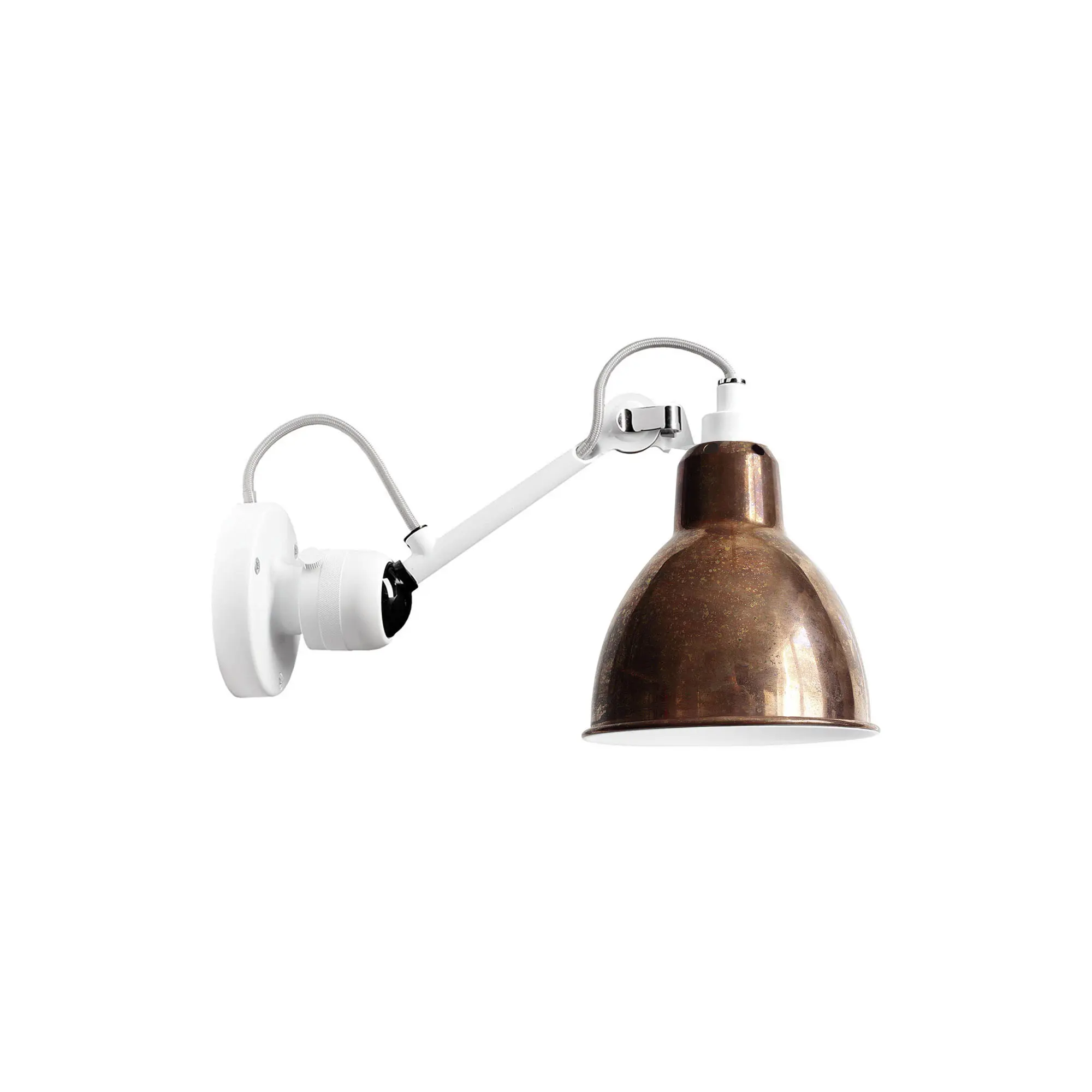 Lampe Gras No304 - Round - Vit bas
