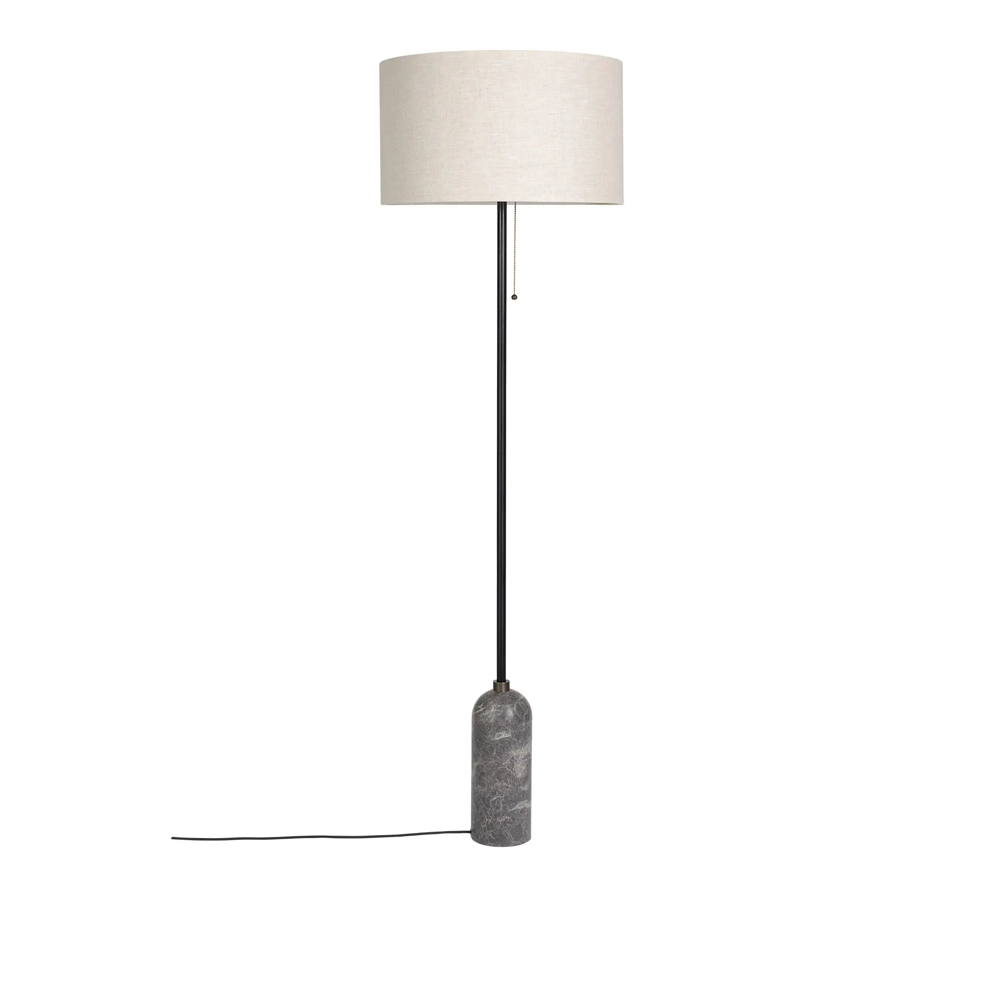 Gravity gulvlampe grå marmor