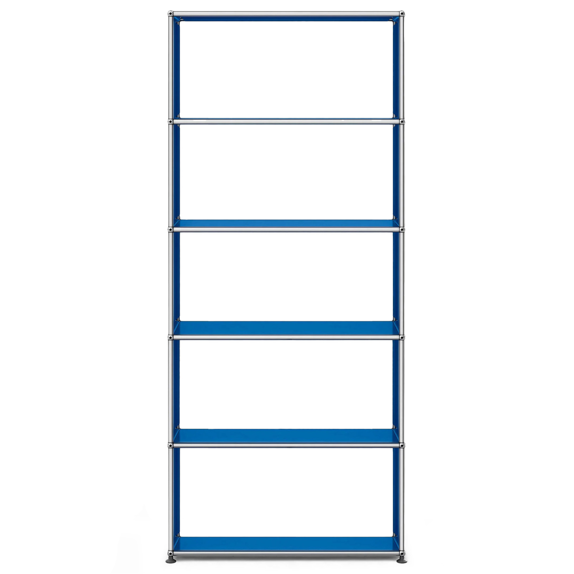 USM - USM Haller 108 Shelving Gentian Blue - Hyllor & Hyllsystem - Fritz Haller & Paul Sch&auml;rer - Bl&aring; - Metall