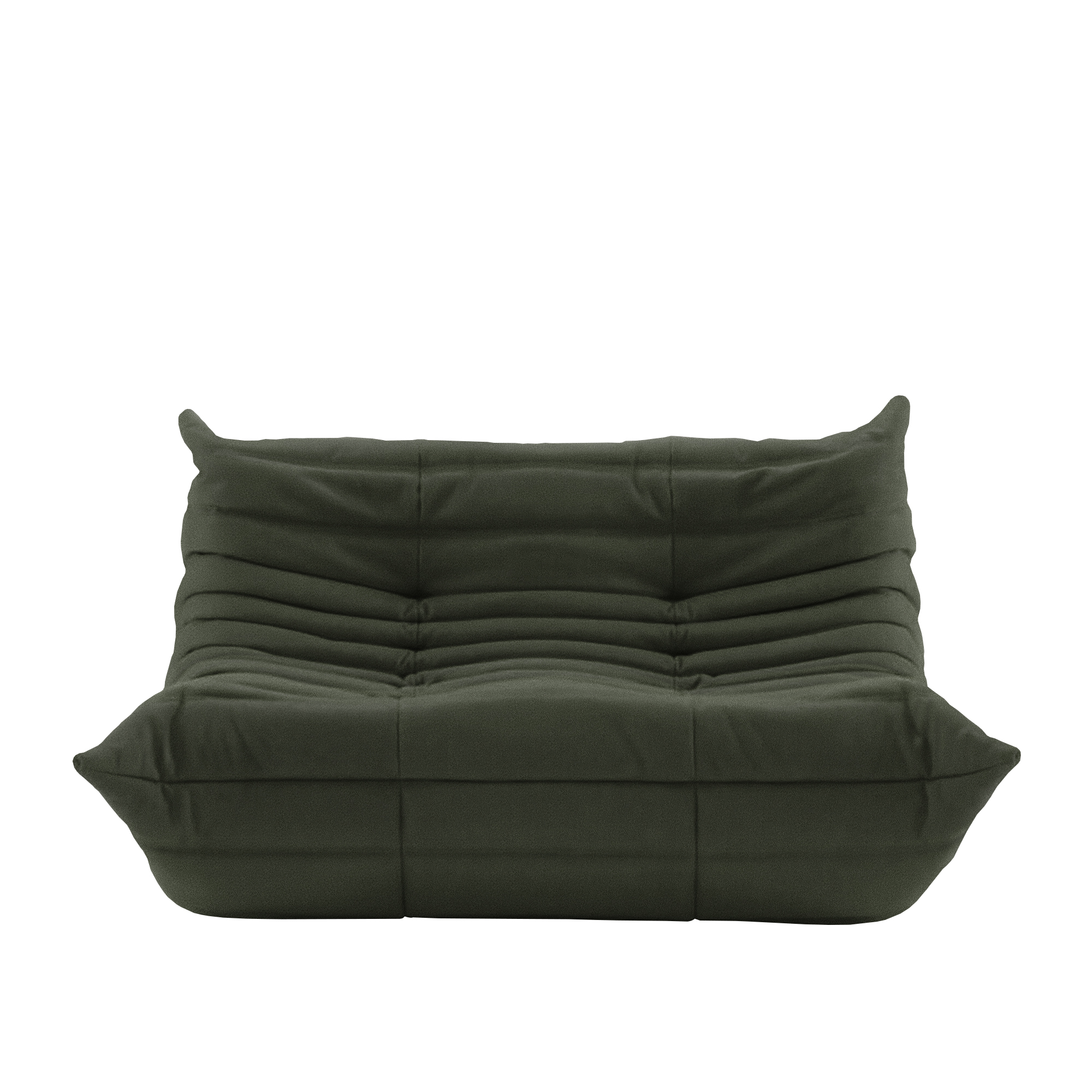 Ligne Roset - Togo Small Settee Kyoto Taupe Leather 5299 - Michel Ducaroy - Textilmaterial/Skum