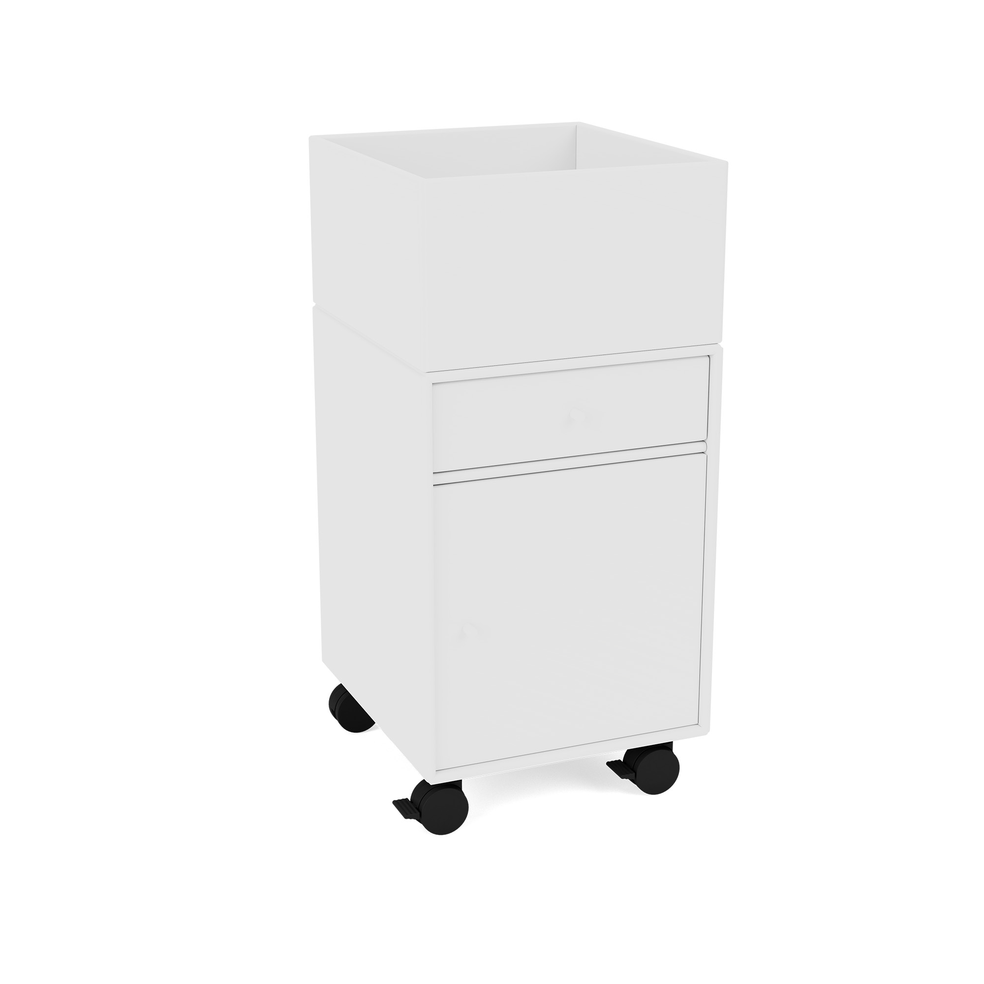 Montana - Runner Office Unit On Castors - New White - Hurtsar - Peter J. Lassen - Vit | Möbler - Förvaring Och Hyllor - Hurtsar | Möbelexperten