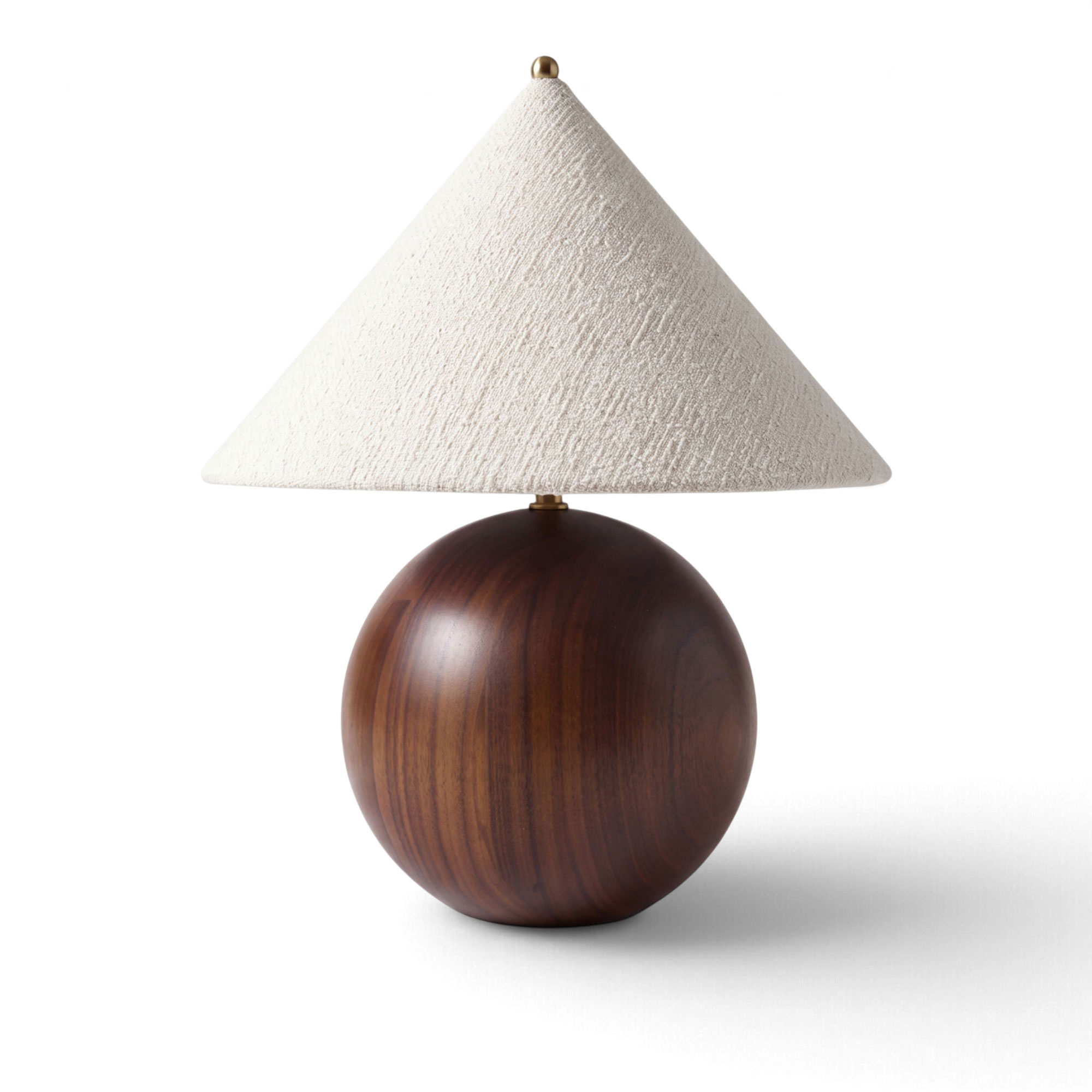 Dusty Deco - Sphere bordslampa vit - Bordslampor - Brun - Tr&auml;