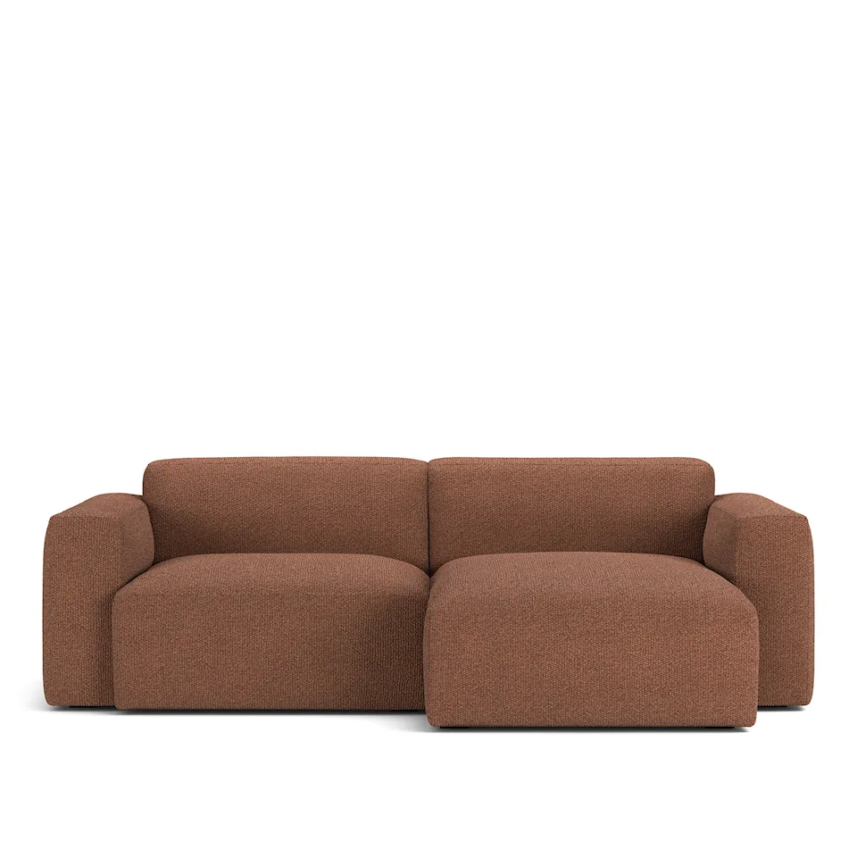 Brick 2-Seater Chaise Lounge Right, Emmi 05