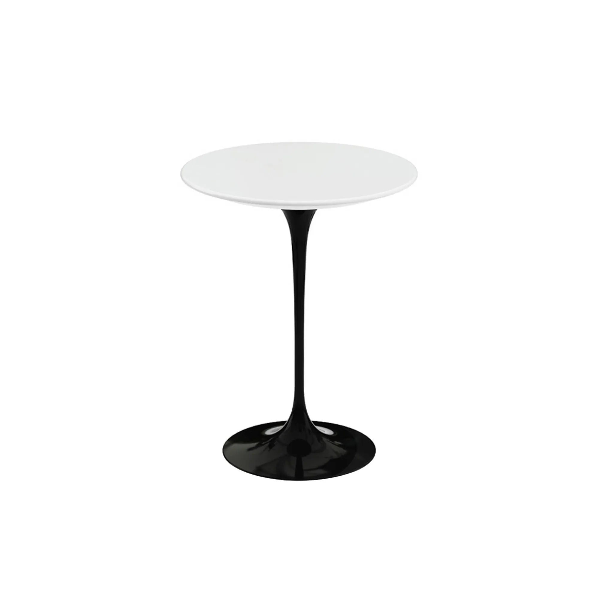 Saarinen Round sidebord Ø 41 cm Black