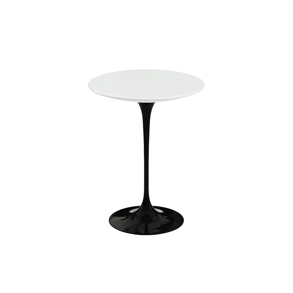 Saarinen Round sidobord Ø 41 cm Black
