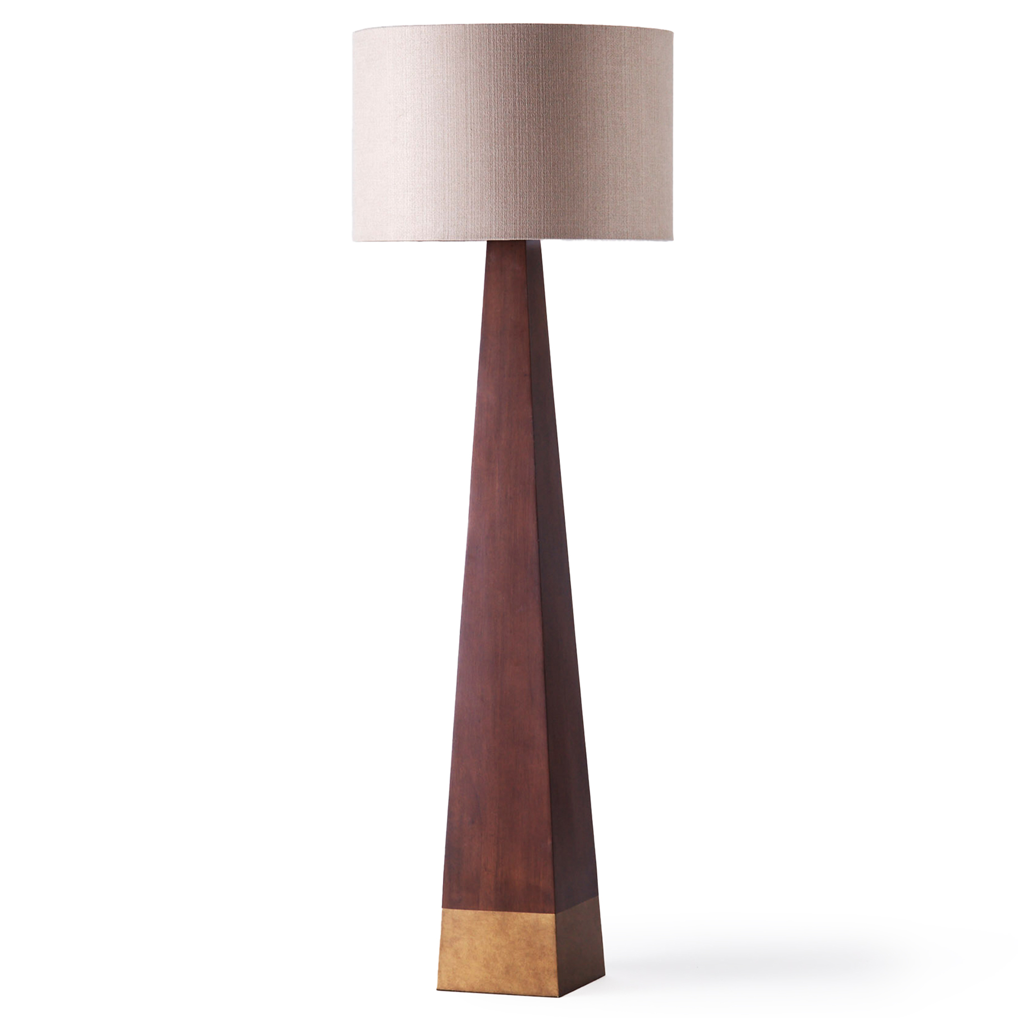 Dusty Deco - Pyramid Floor Lamp - Skärmlampor - Edin & Lina Kjellvertz - Vit | Belysning - Golvlampor - Skärmlampor | Möbelexperten