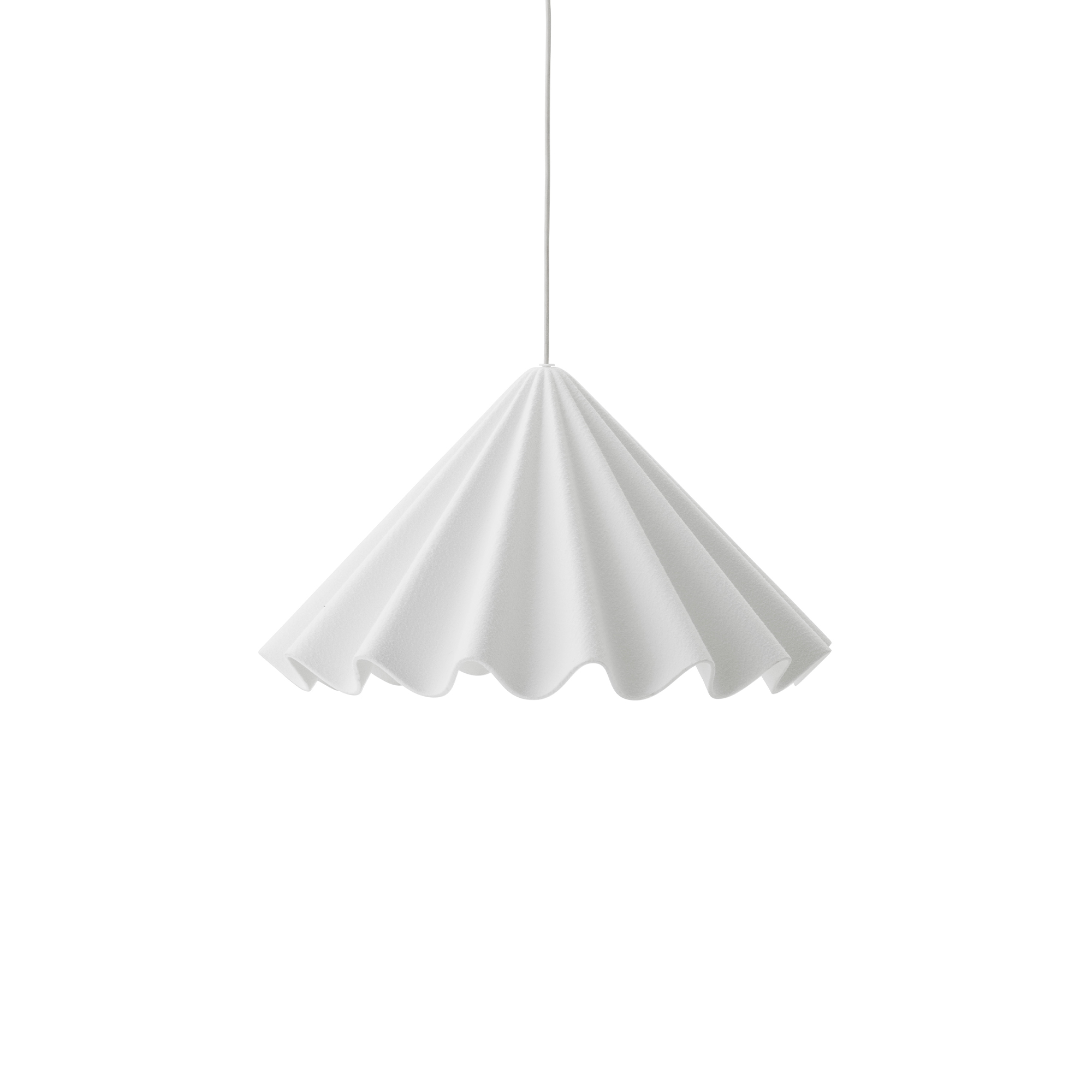 Audo Copenhagen - Dancing Pendant Off White Ø65 cm - Pendellampor - Iskos-Berlin - Vit | Belysning - Taklampor - Pendellampor | Möbelexperten