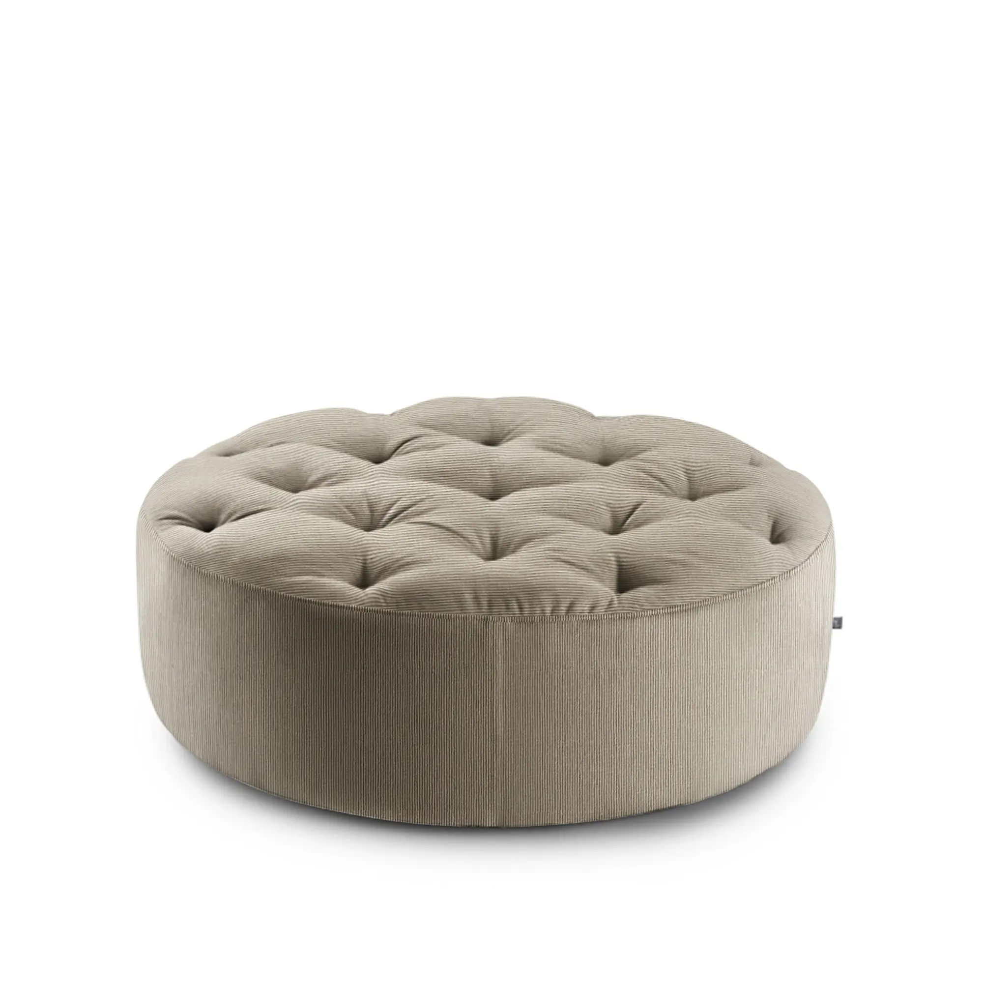 Wheel sittpuff flera knappar Ø 120 cm