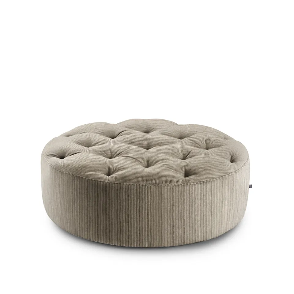 Wheel sittpuff flera knappar Ø 120 cm