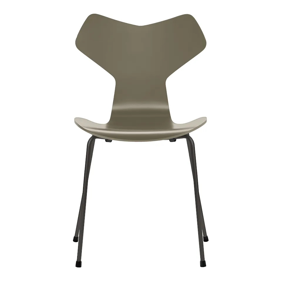 3130 Grand Prix stol Bokfanér Warm Graphite