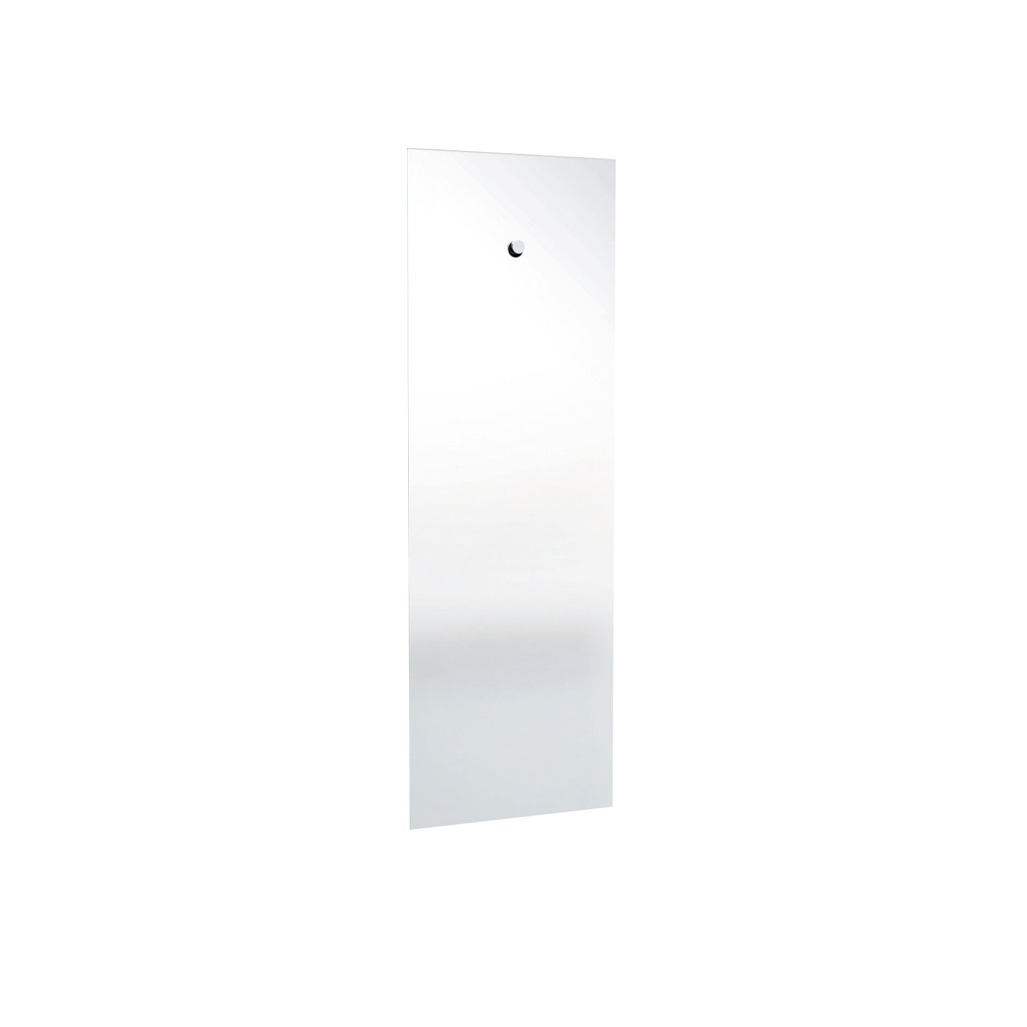 Glas Italia - Fiction Mirror, 60x180 cm, Wallmount: Chromium-plated metal cylinder  - Helkroppsspeglar - Jean-Marie Massaud - Transparent