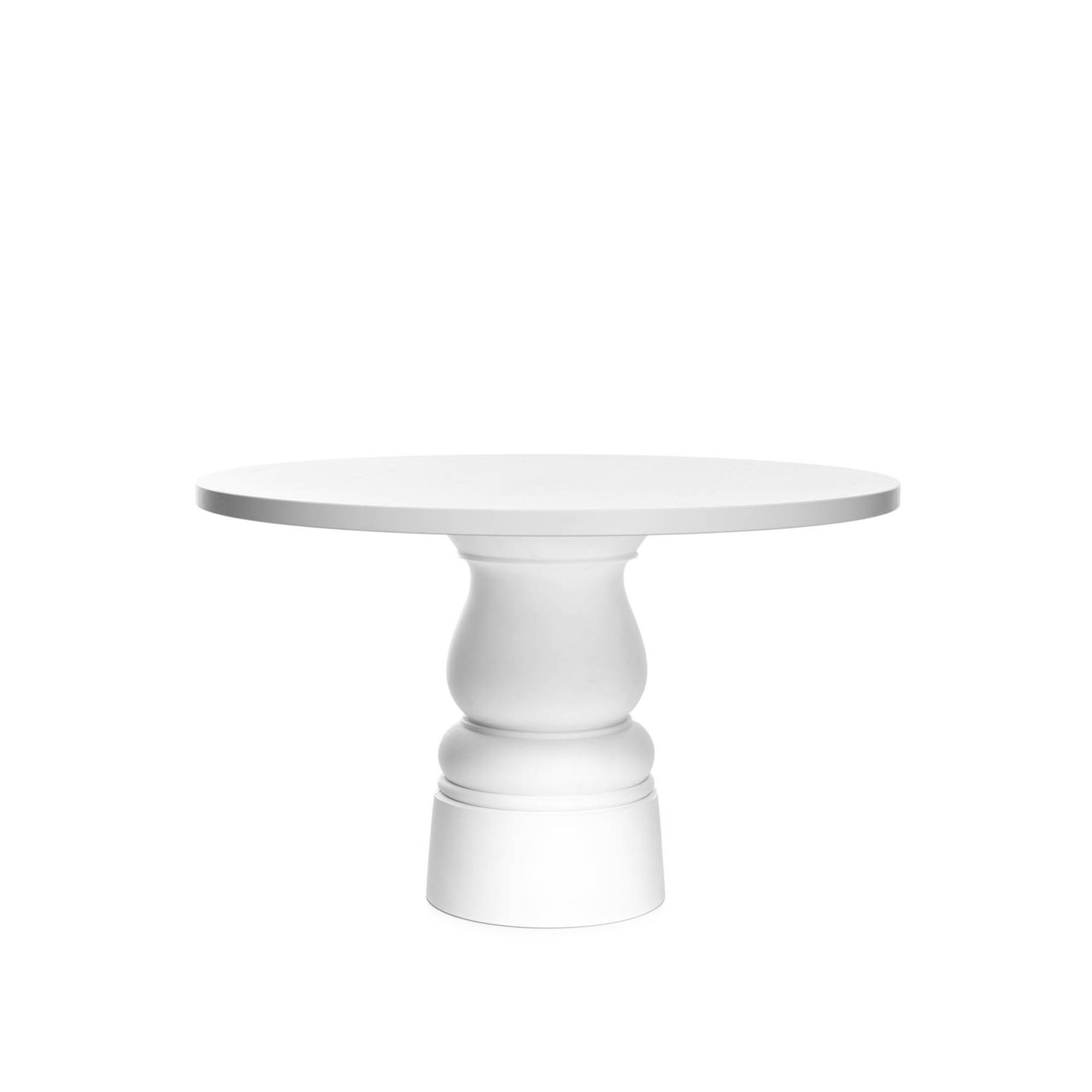 Moooi - Container Table NA 7143 Ø120, Vit, Vit laminat - Matbord - Marcel Wanders - Vit - Laminat/Plast