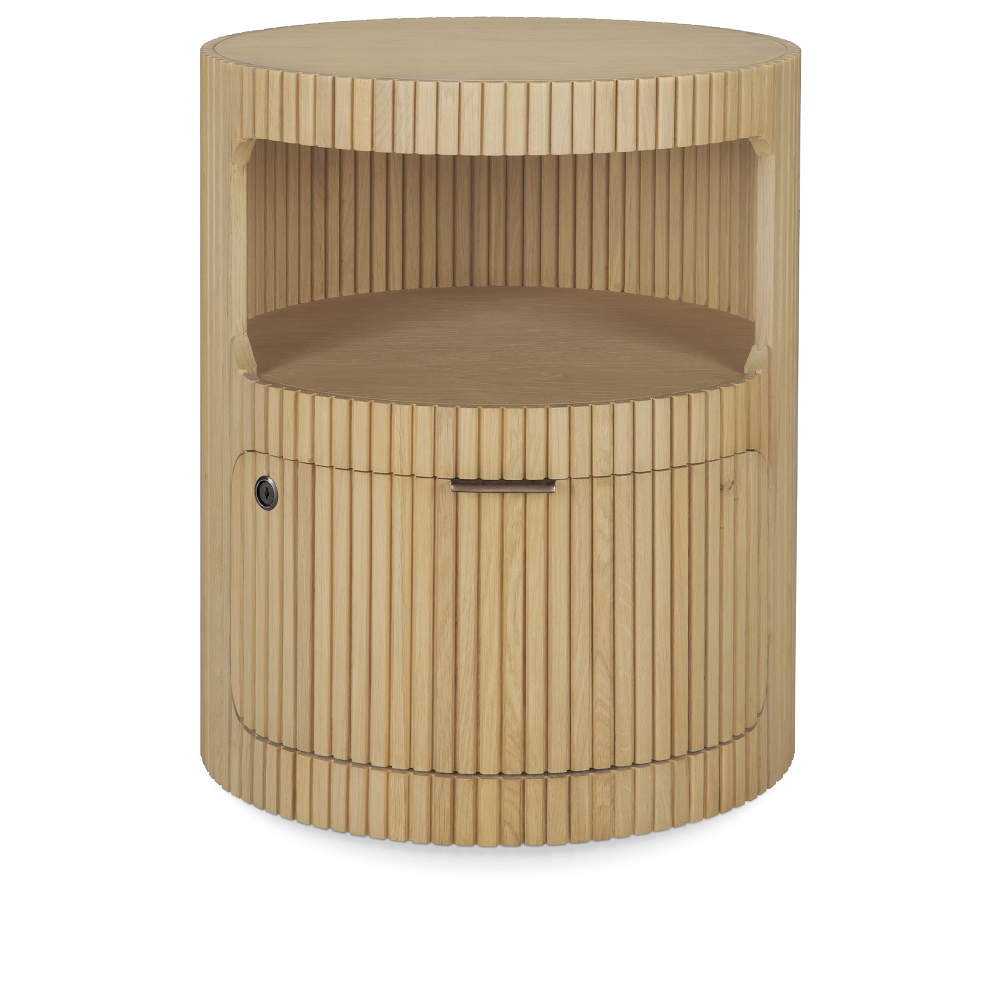 Ethnicraft - Boomerang Drawer Unit - Oak - 1 Drawer - With Keylock 45 x 45 cm - Hurtsar - Jacques Deneef - Träfärgad - Trä | Möbler - Förvaring Och Hyllor - Hurtsar | Möbelexperten