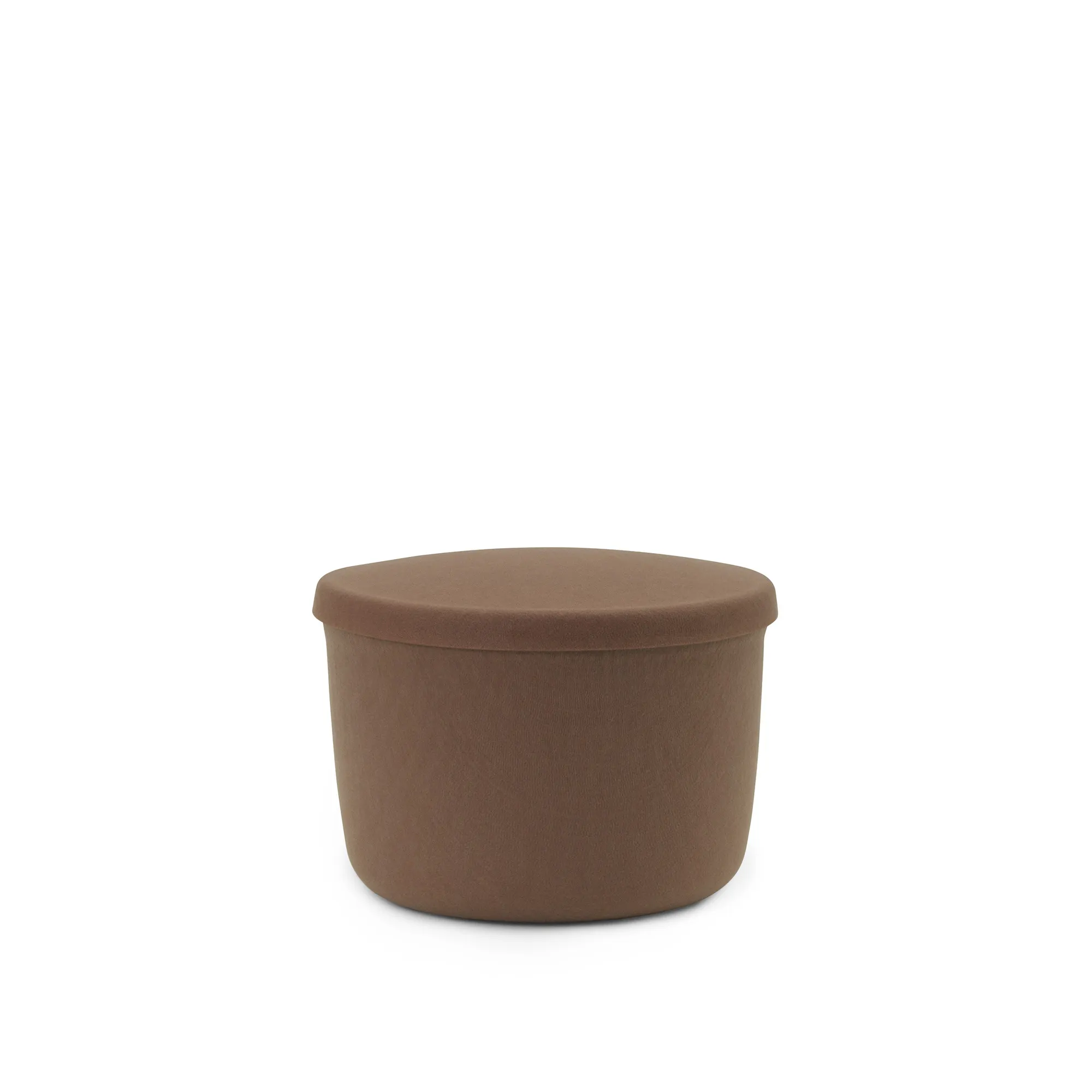 Hide Storage Pouf Small