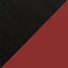 Svartlackad Ek/Röd Linoleum