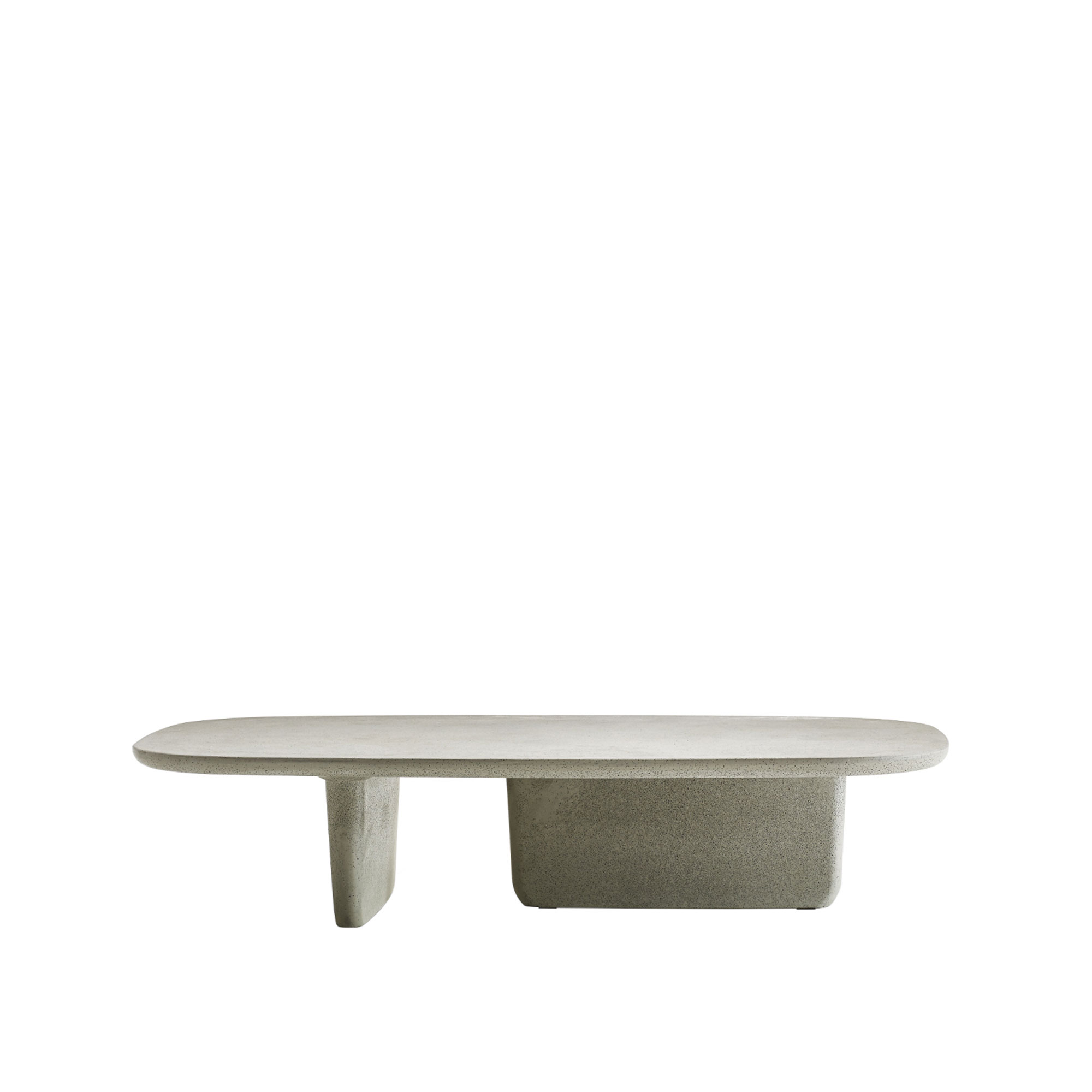B&B Italia - Tobi-Ishi Outdoor Small Table OT146, Cement - Matbord utomhus - Edward Barber,Jay Osgerby - Grå - Metall/Sten
