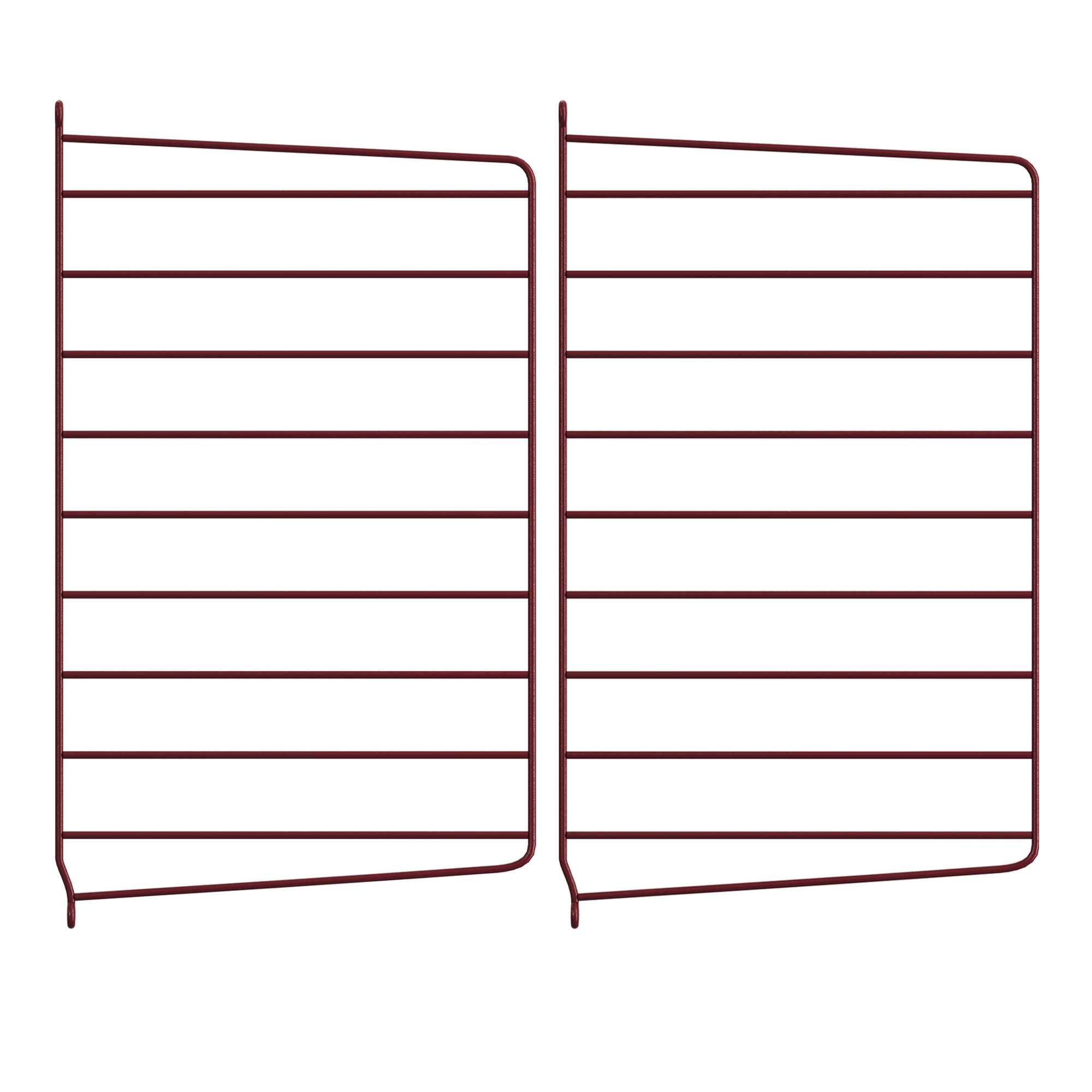 String - Väggavel 50 x 30 cm 2-pack mörkröd - Hyllor & Hyllsystem - Röd | Möbler - Förvaring Och Hyllor - Hyllor & Hyllsystem | Möbelexperten