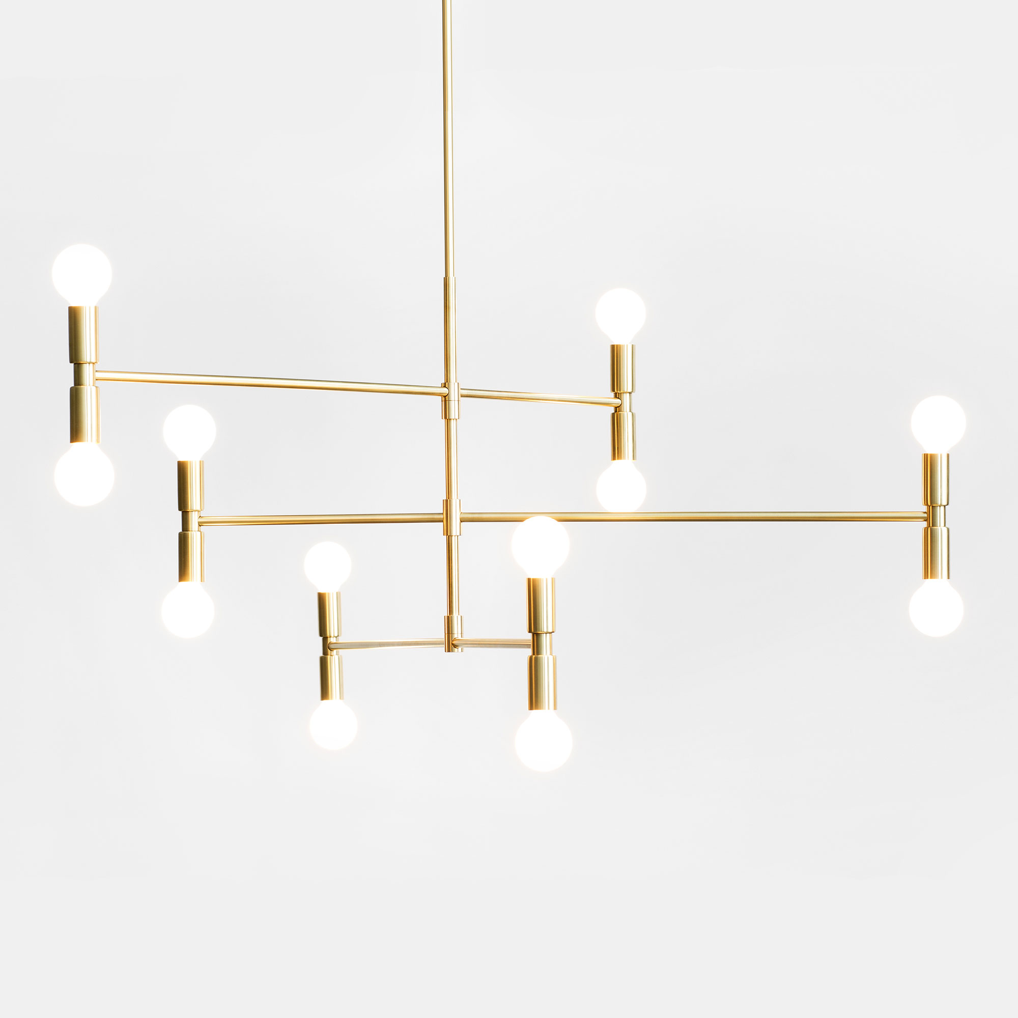 Lambert & Fils - Dot Atomium, 775 mm, Brass - Takkronor - Guld