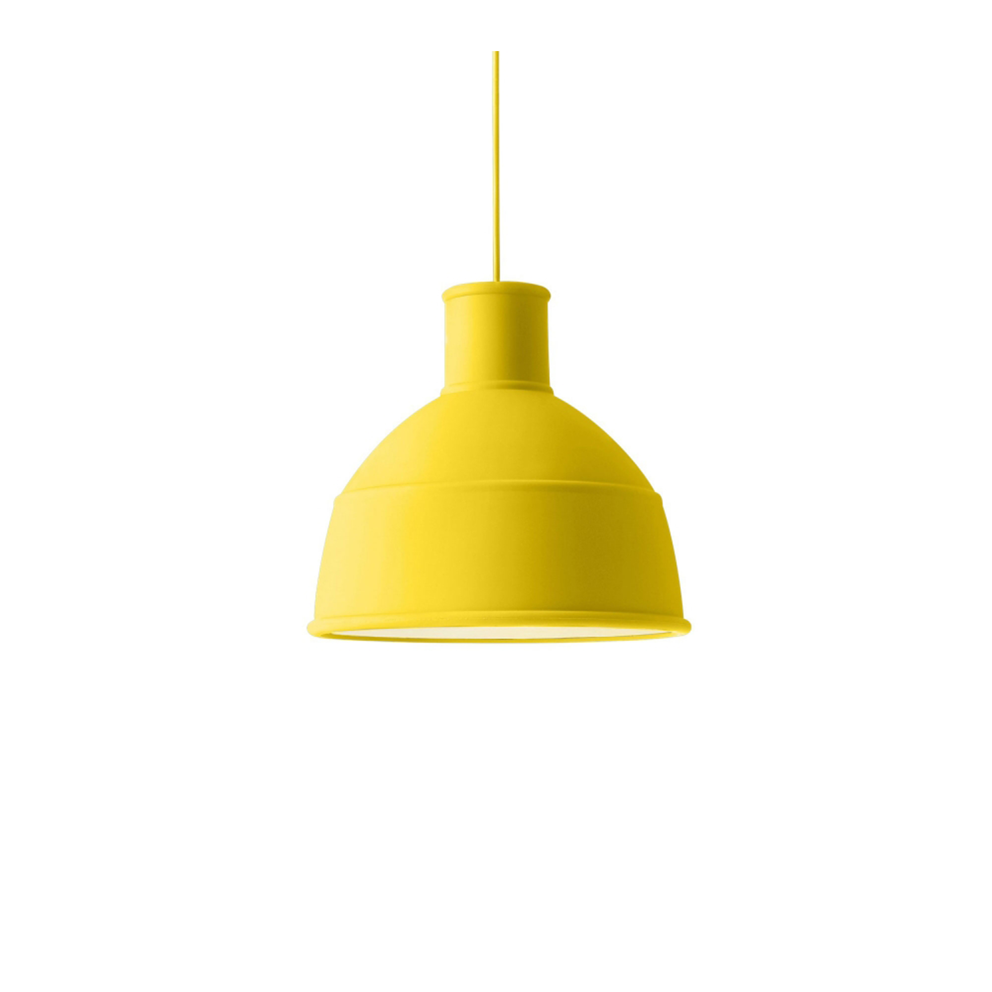 Muuto - Unfold Pendant Lamp, Yellow - Pendellampor - Form Us With Love - Gul