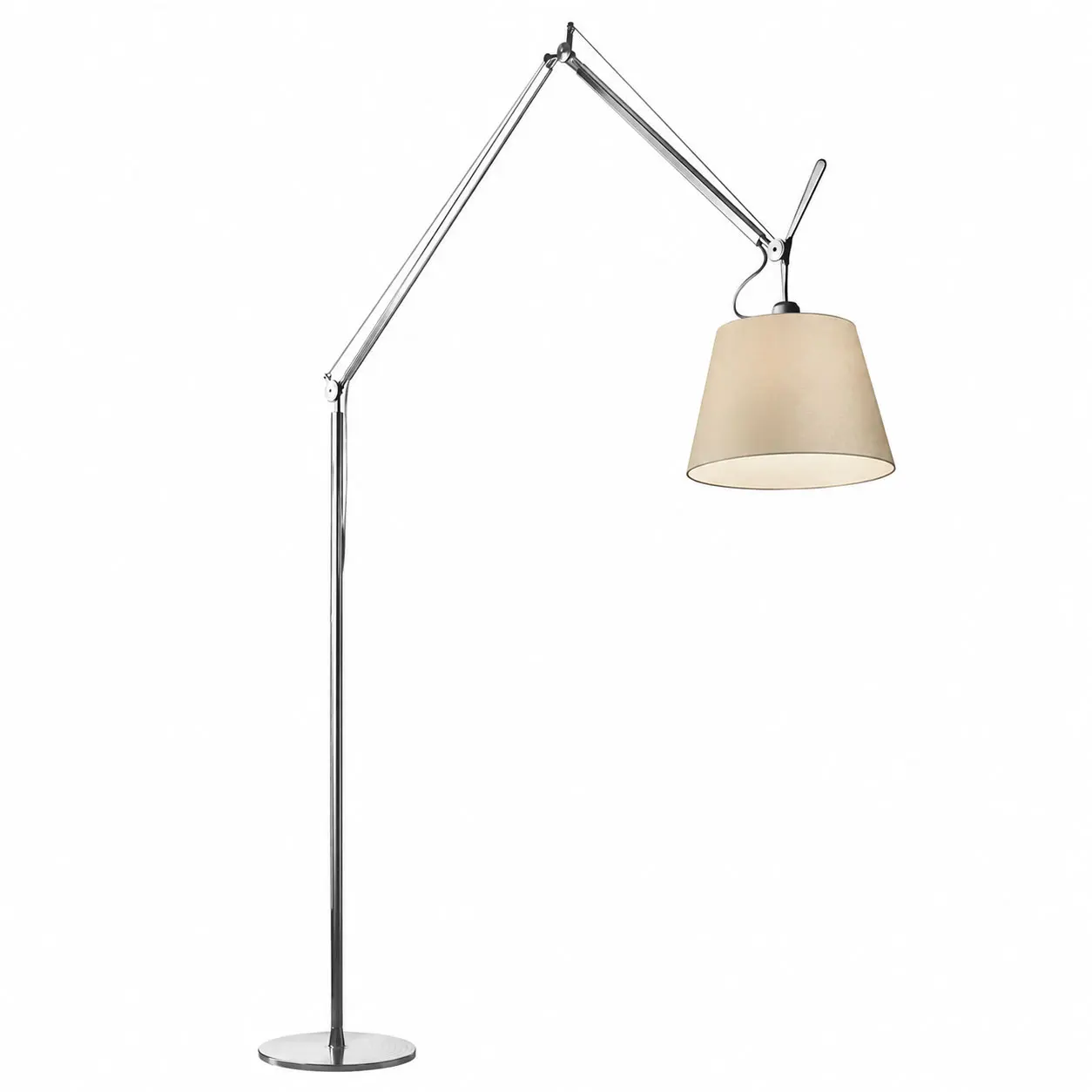 Tolomeo Mega gulvlampe aluminium