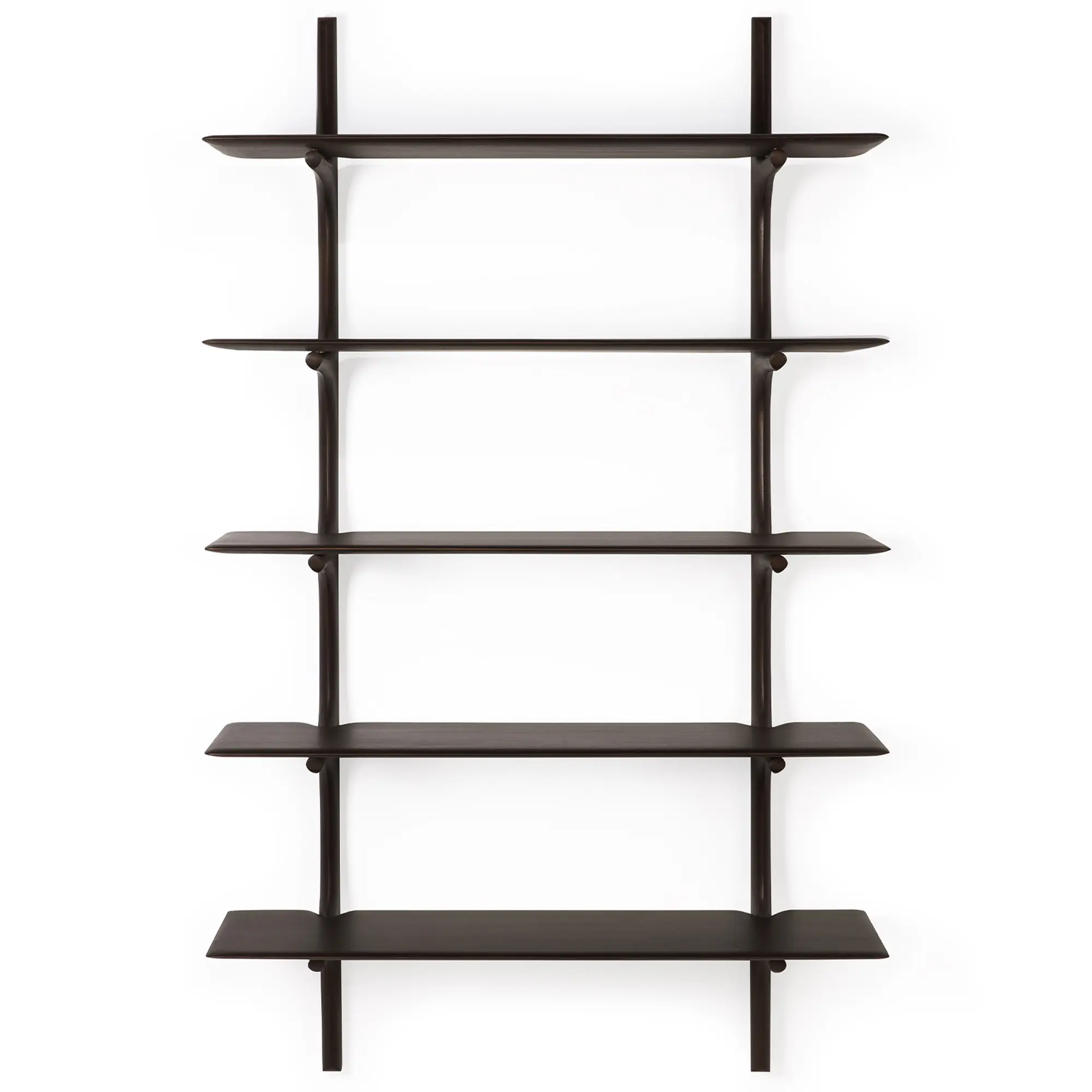PI Wall Shelf Mahogany Dark Brown