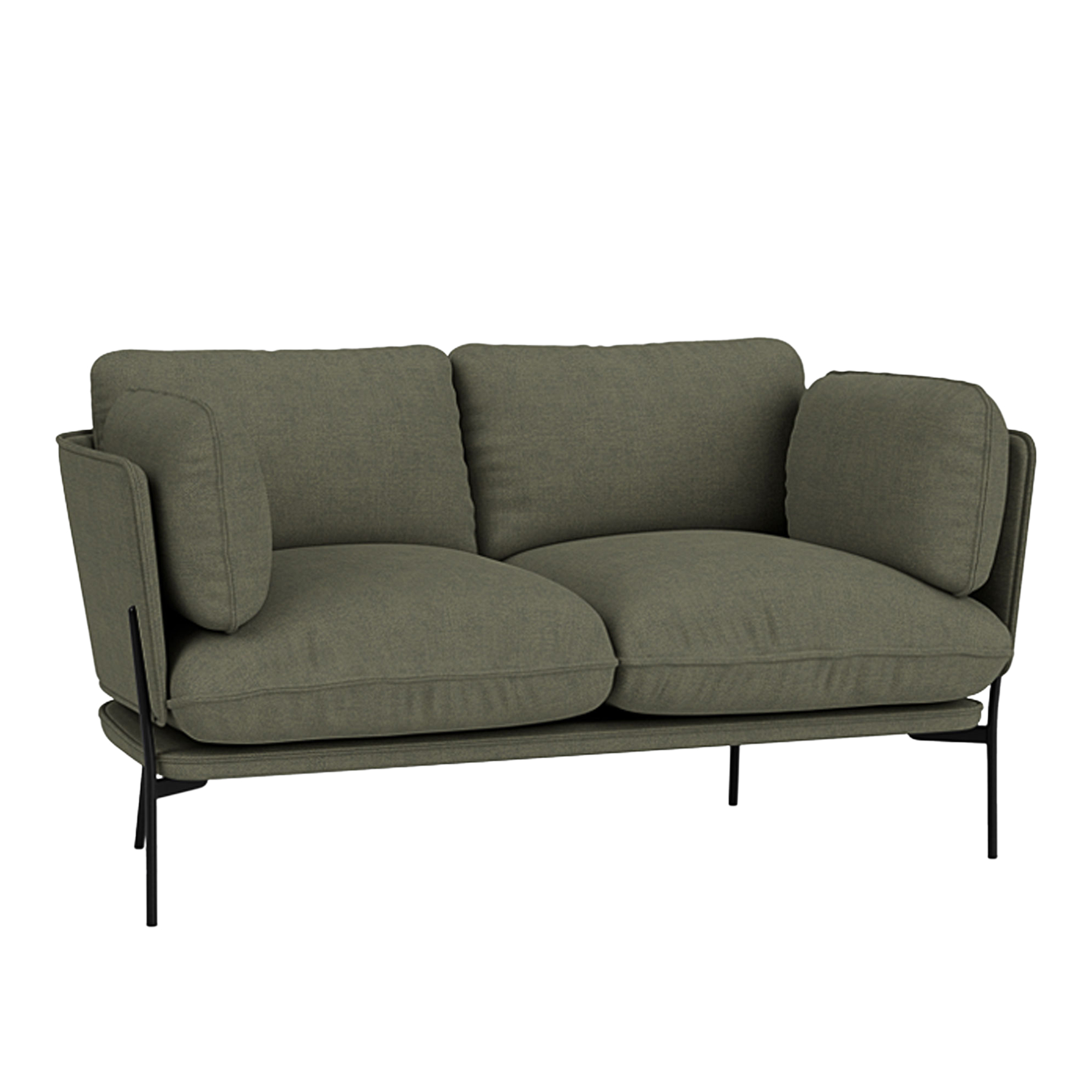 &Tradition - Cloud LN2 - Warm Black - Fabric cat.2 - Fiord 961 - Soffor - Luca Nichetto