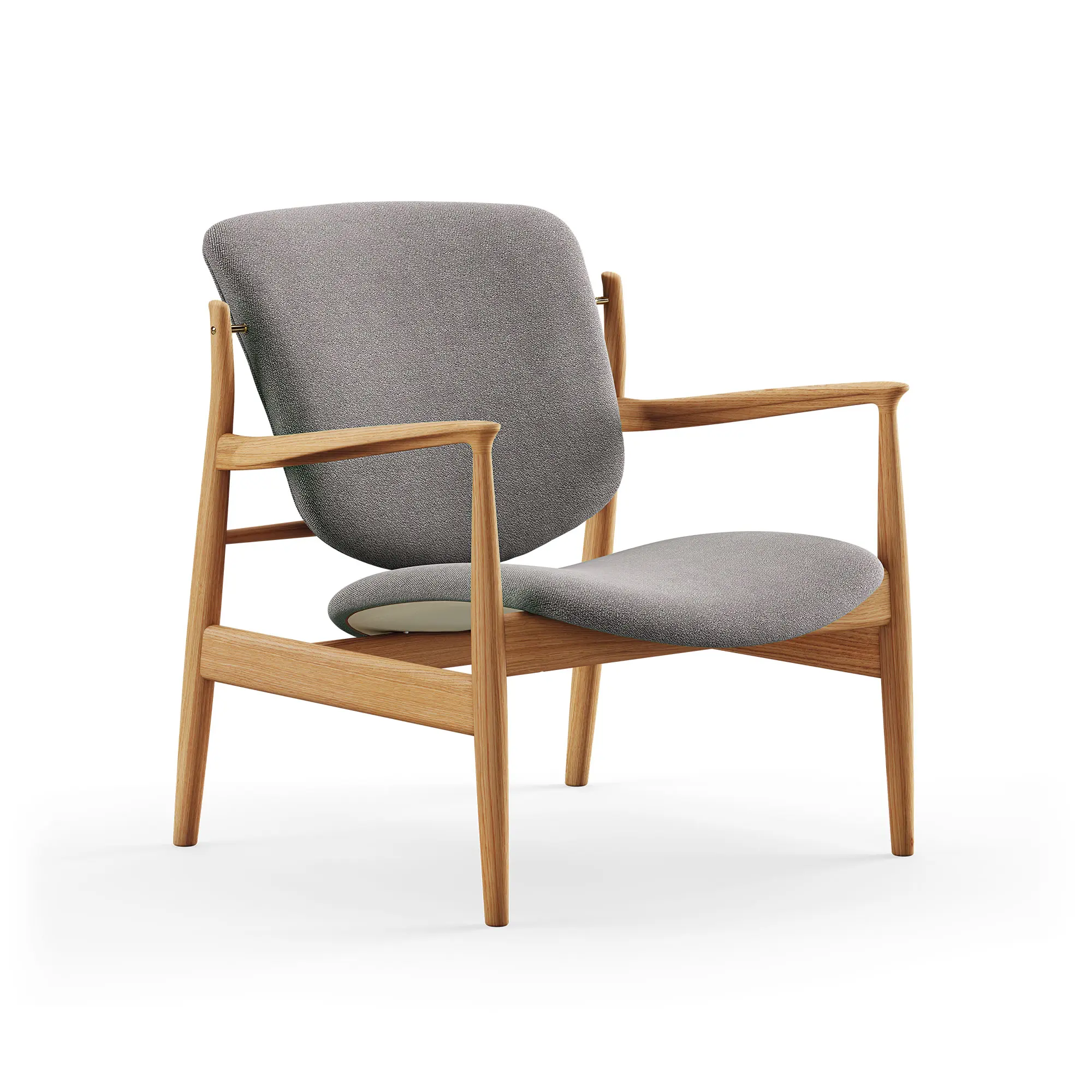 France fåtölj Dark oiled oak