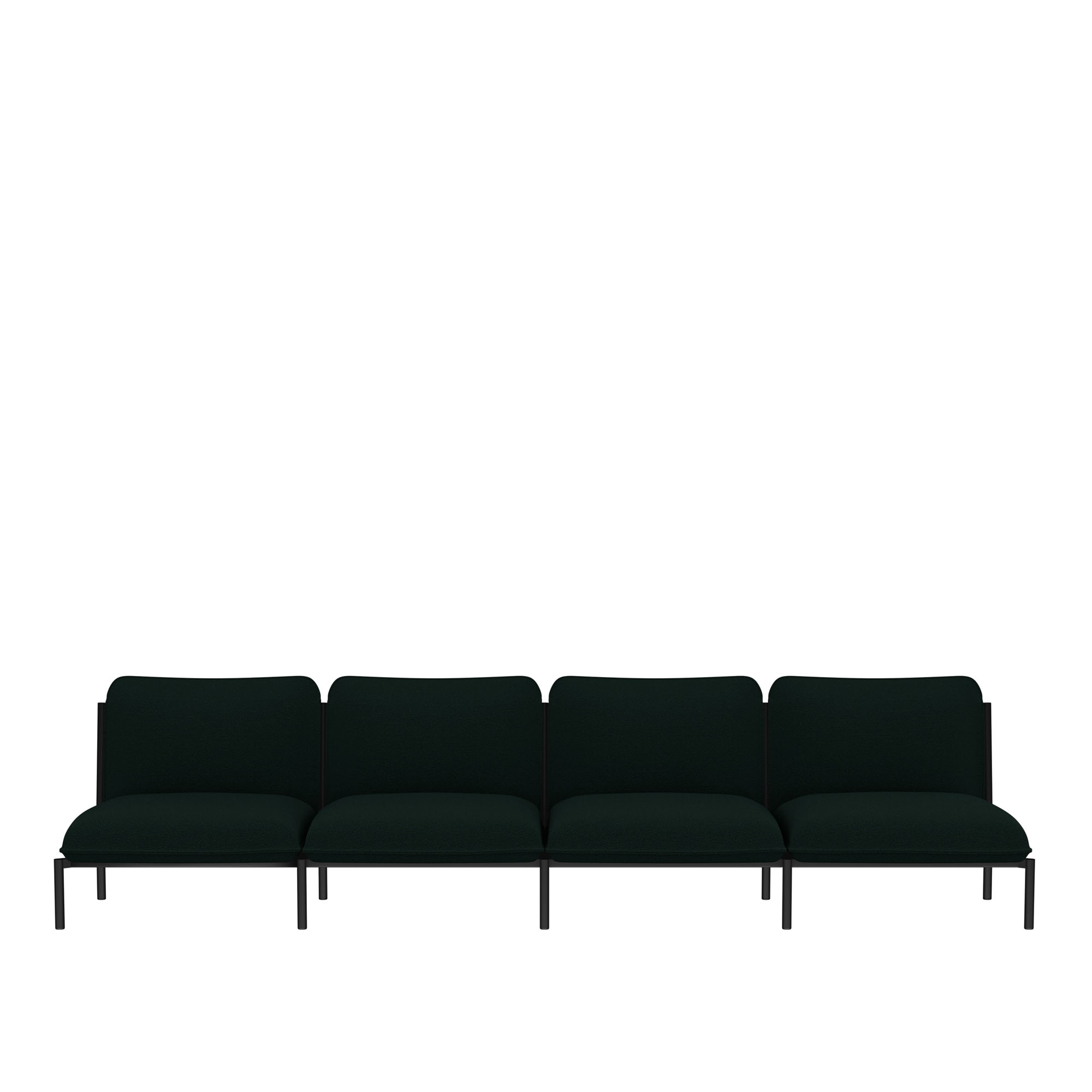 HEM - Kumo 4-seater Sofa - Pine - Soffor - Anderssen & Voll - Grön - Metall/Syntetiskt/Skum/Ull