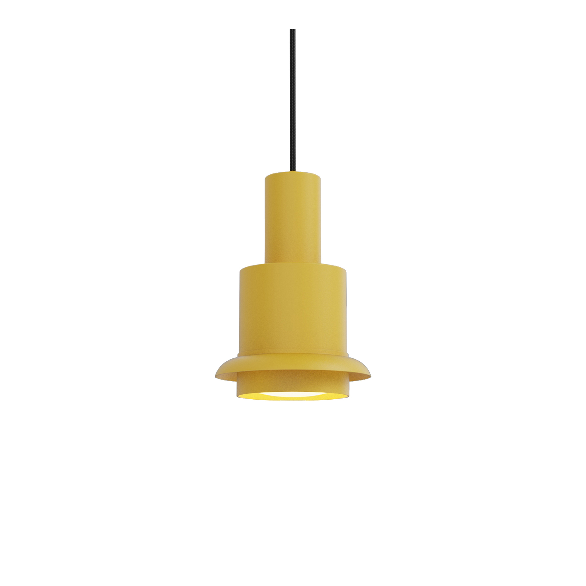 DCWéditions - Chaumont 150 Pendant lamp Ø15 cm H22 cm – Yellow - Pendellampor - Marc Held - Gul | Belysning - Taklampor - Pendellampor | Möbelexperten