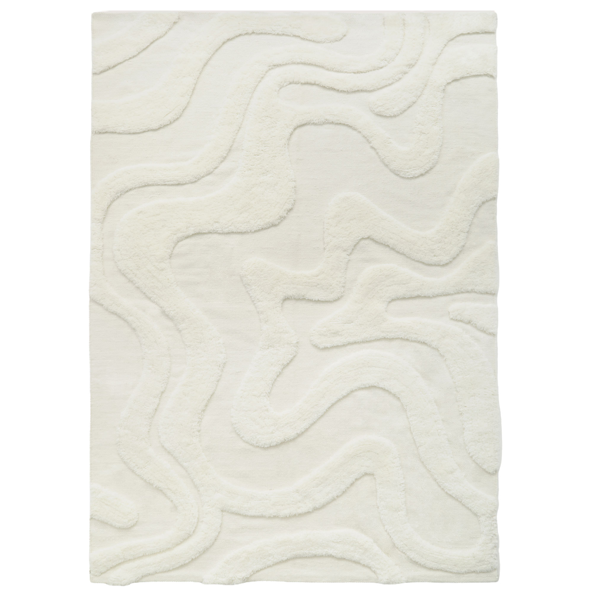 Tinted Objects - Norlander Wool Rug Offwhite 300x400 - Ullmattor - Vit - Ull | Mattor - Material - Ullmattor | Möbelexperten