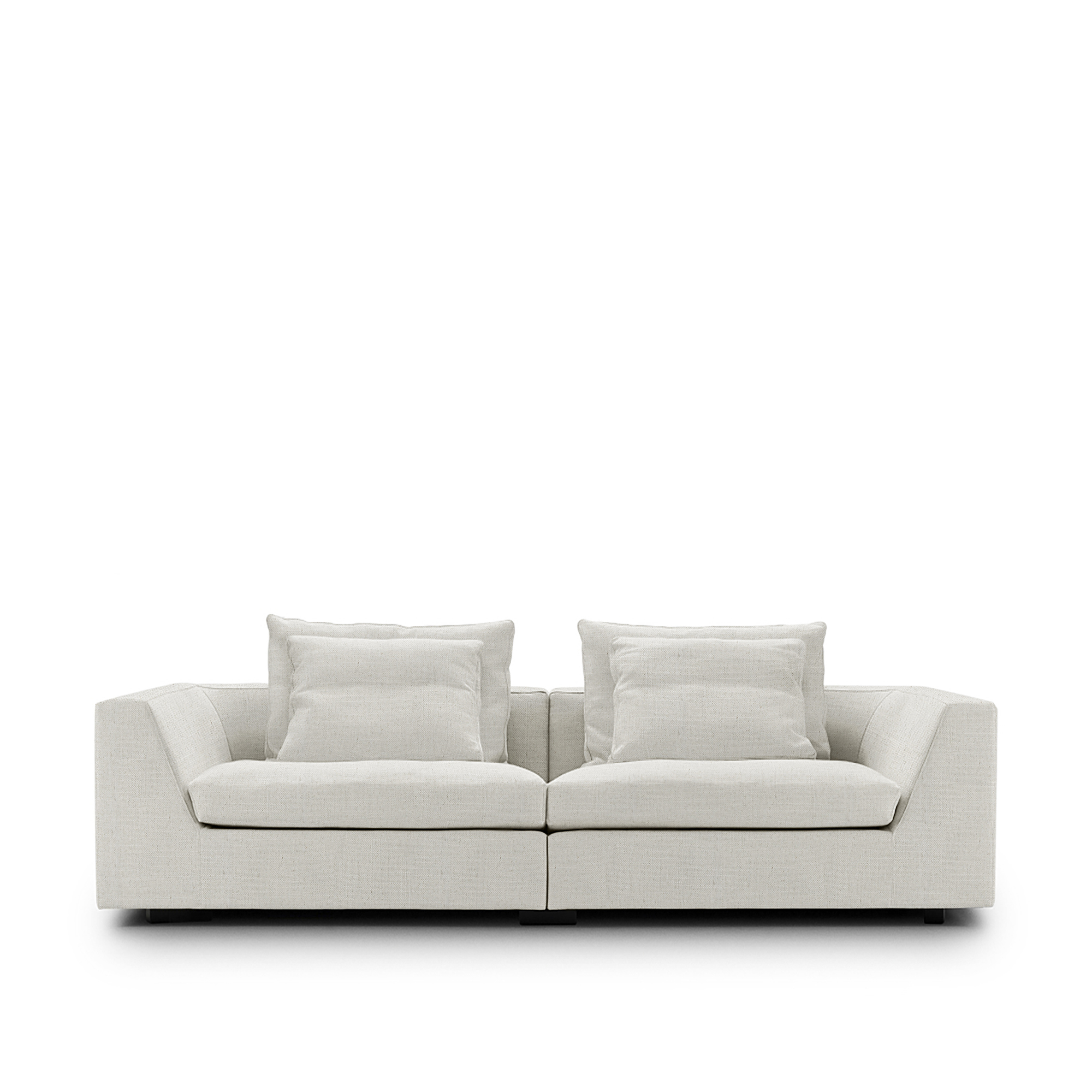 Eilersen - Chess 3-sits, Bredd: 230 cm, Tyg: Kat. 3 Cross 7 - Soffor - Jens Juul Eilersen - Beige