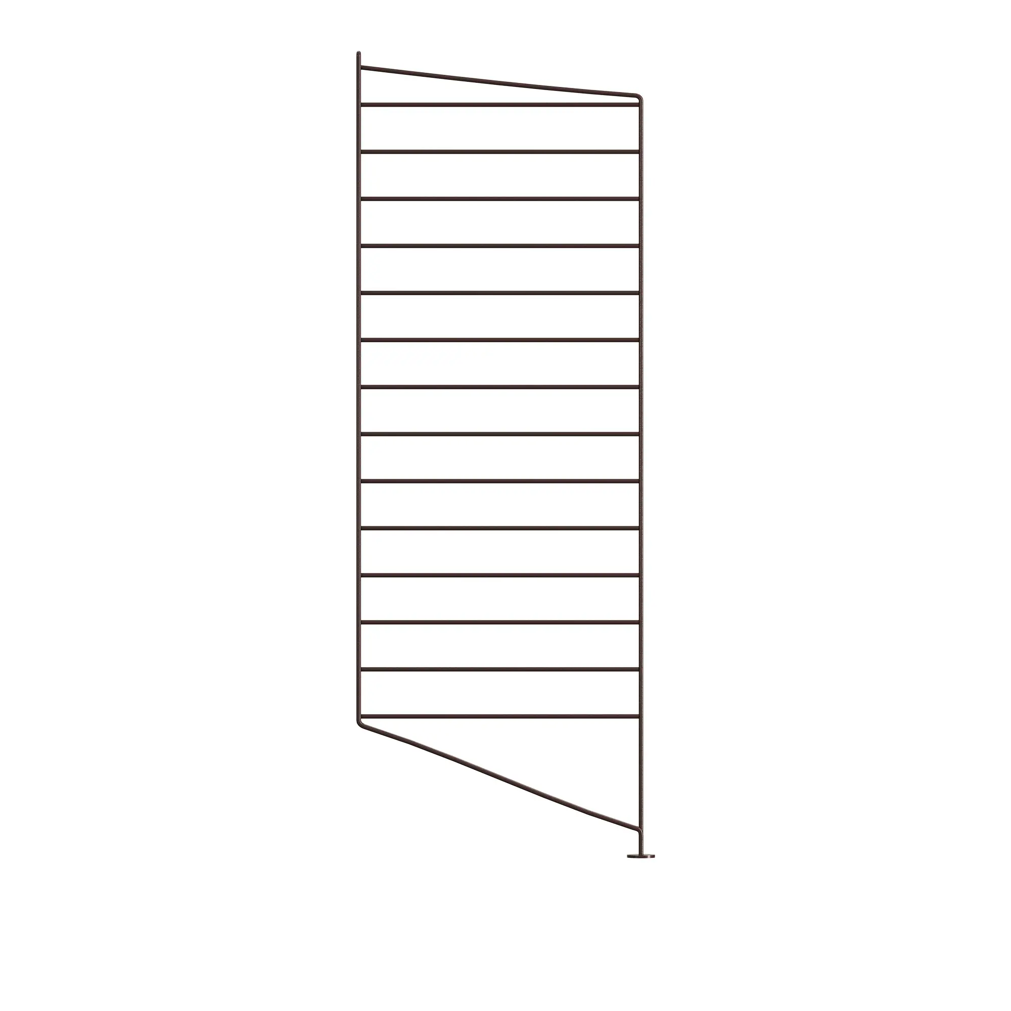 Golvgavel 85 x 30 cm 1-pack mörkbrun