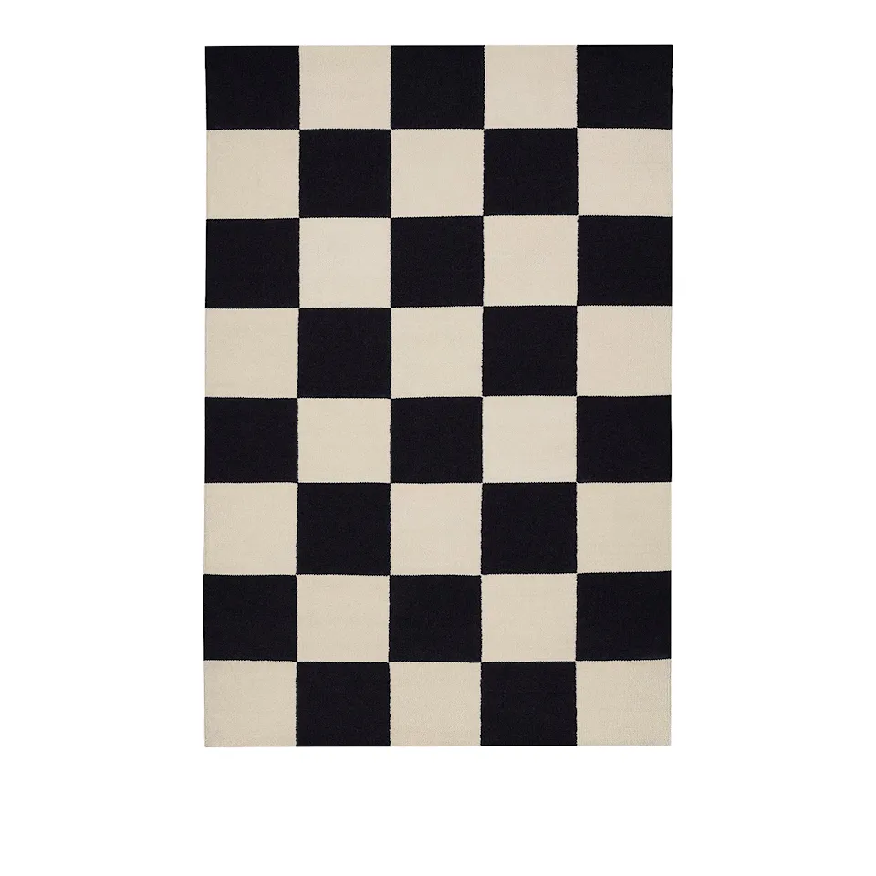 Square Black/Cream ullteppe
