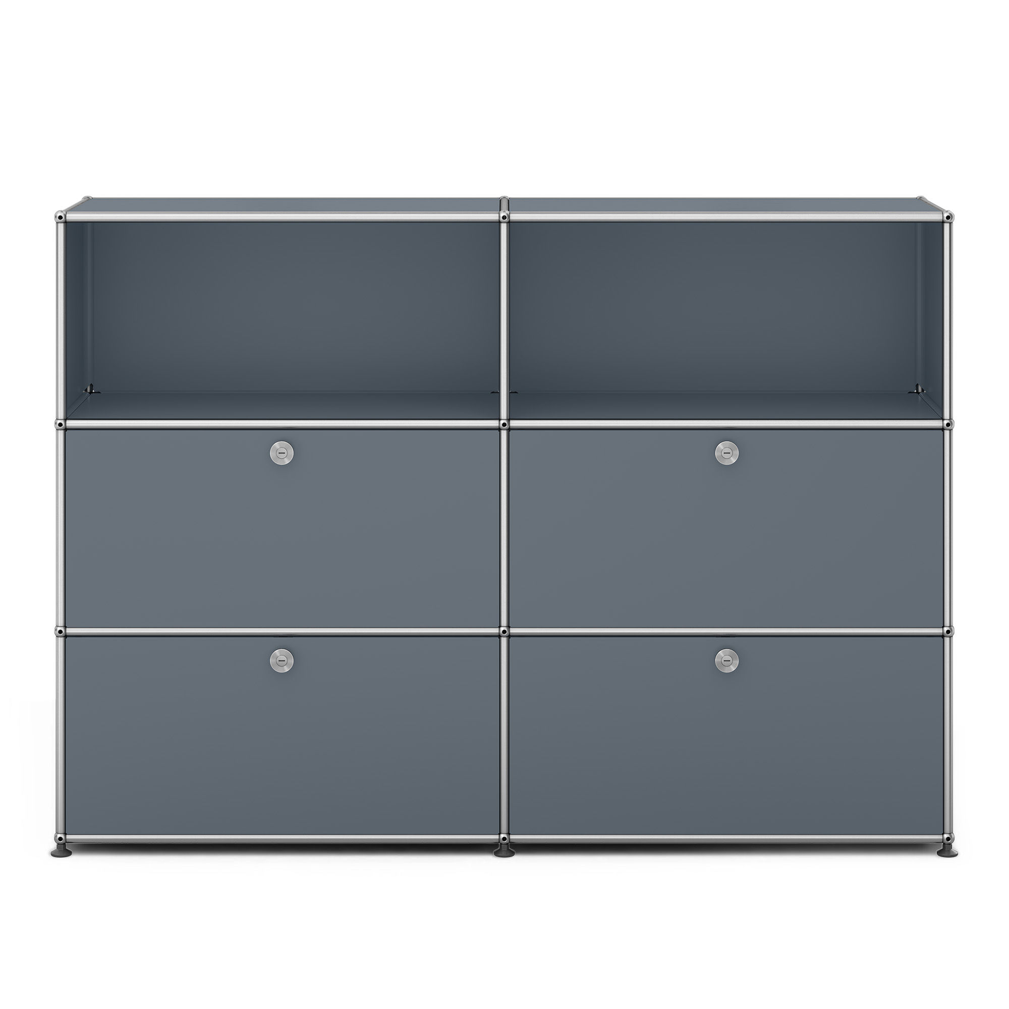 USM - USM Haller M64 32 USM Mid Grey - Sk&auml;nkar och sideboards - Fritz Haller & Paul Sch&auml;rer - Gr&aring; - Metall