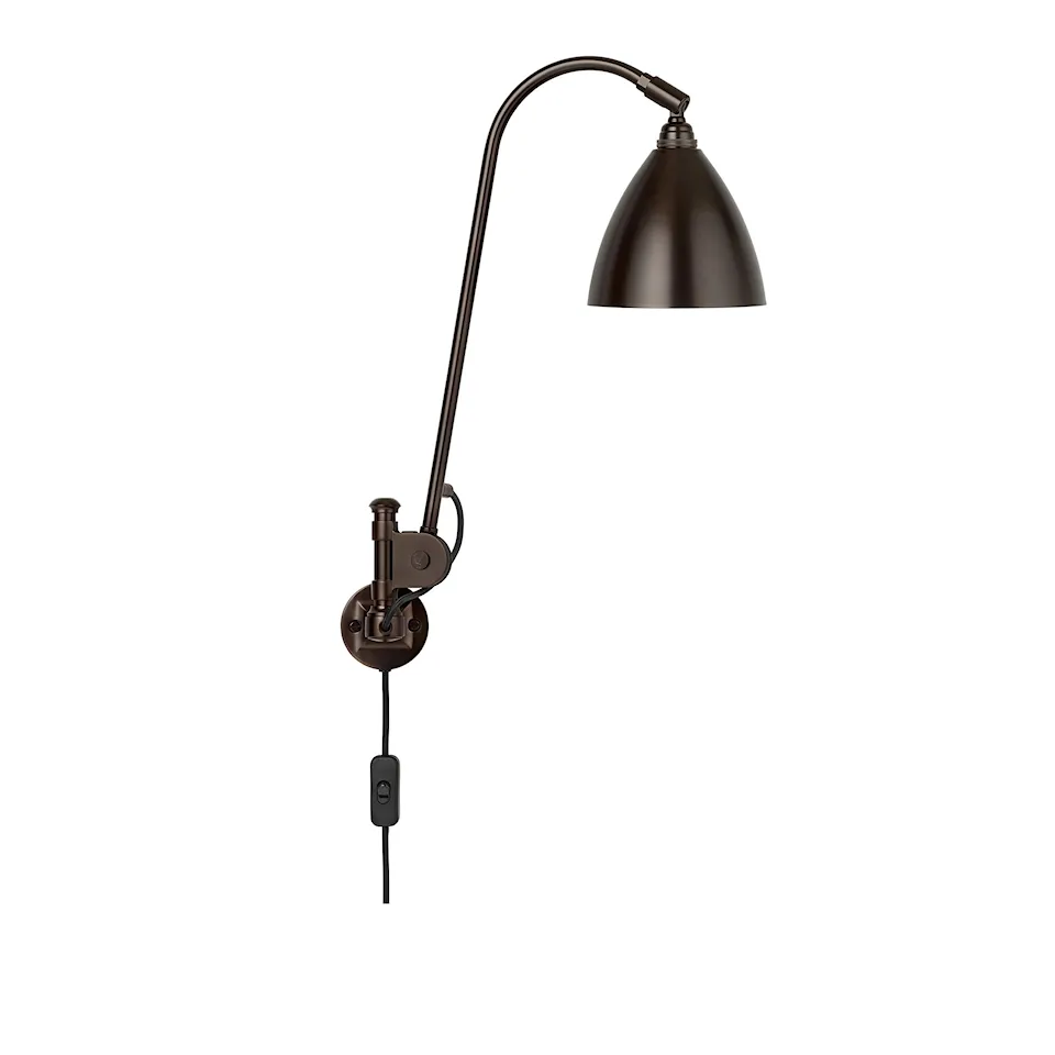 Bestlite BL6 vägglampa svart mässing