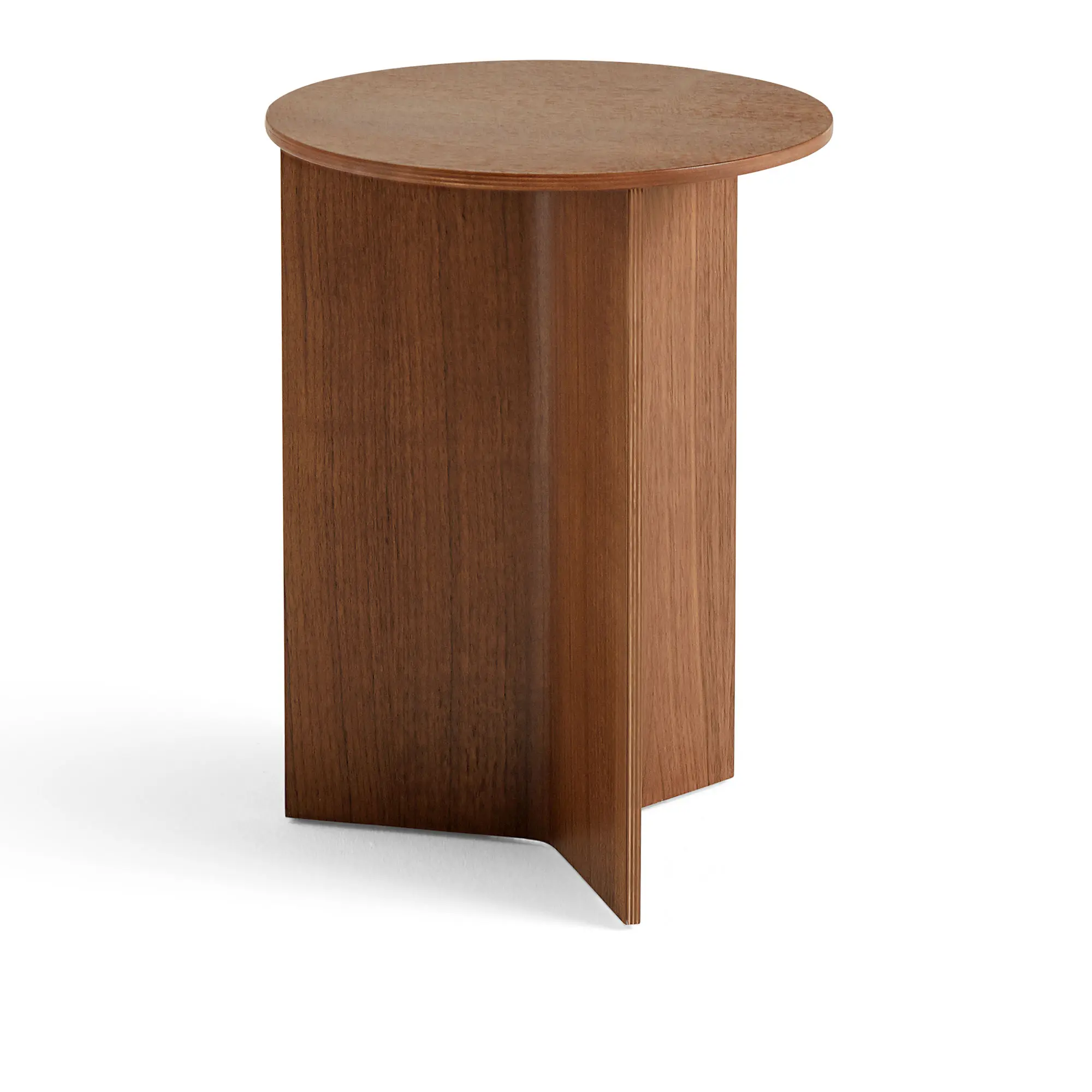 Slit soffbord Round High