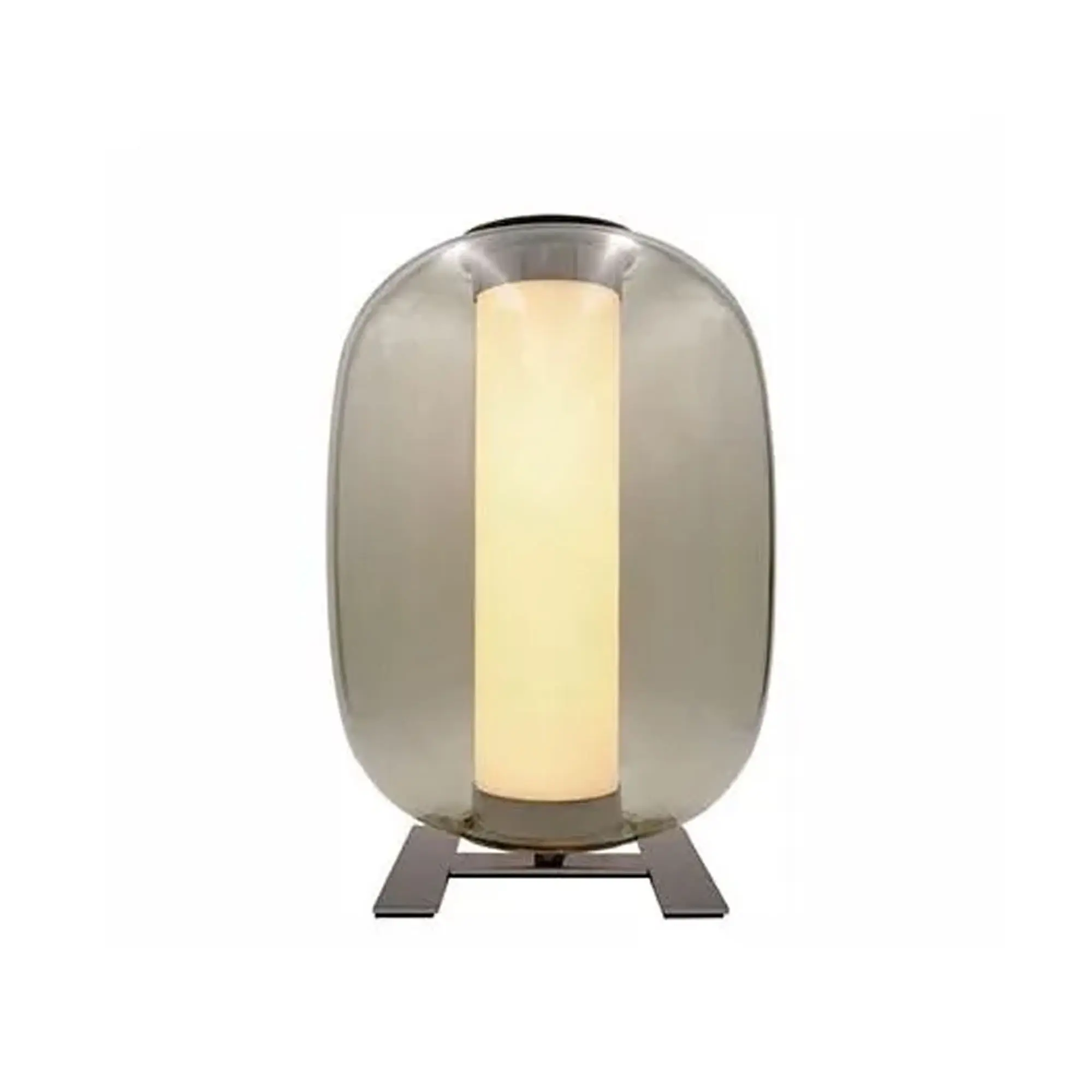 Meridiano Table Lamp, Fumè/Black