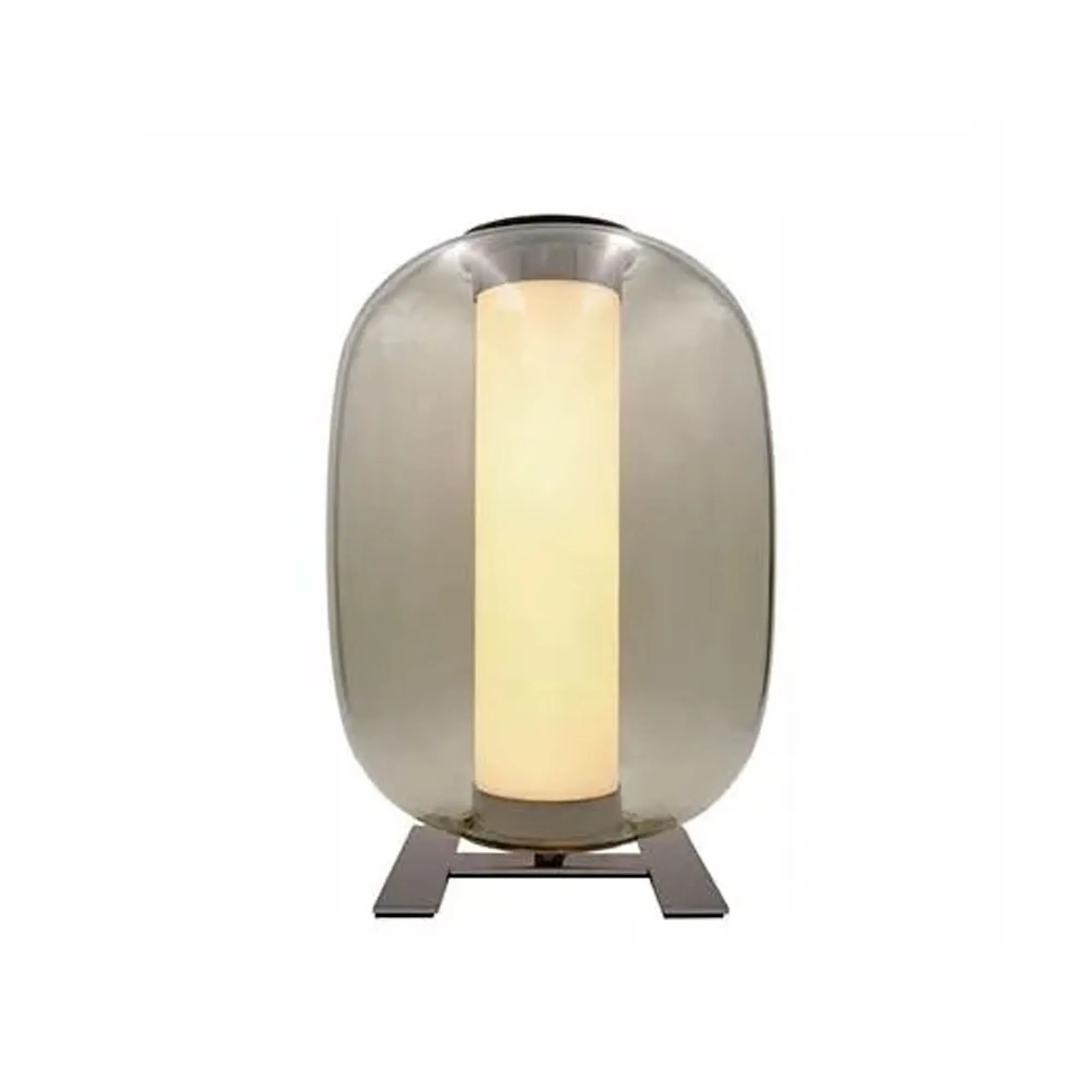 Meridiano Table Lamp, Fumè/Black