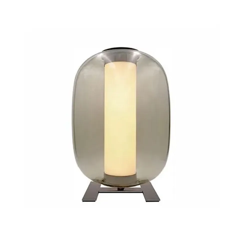 Meridiano Table Lamp, Fumè/Black