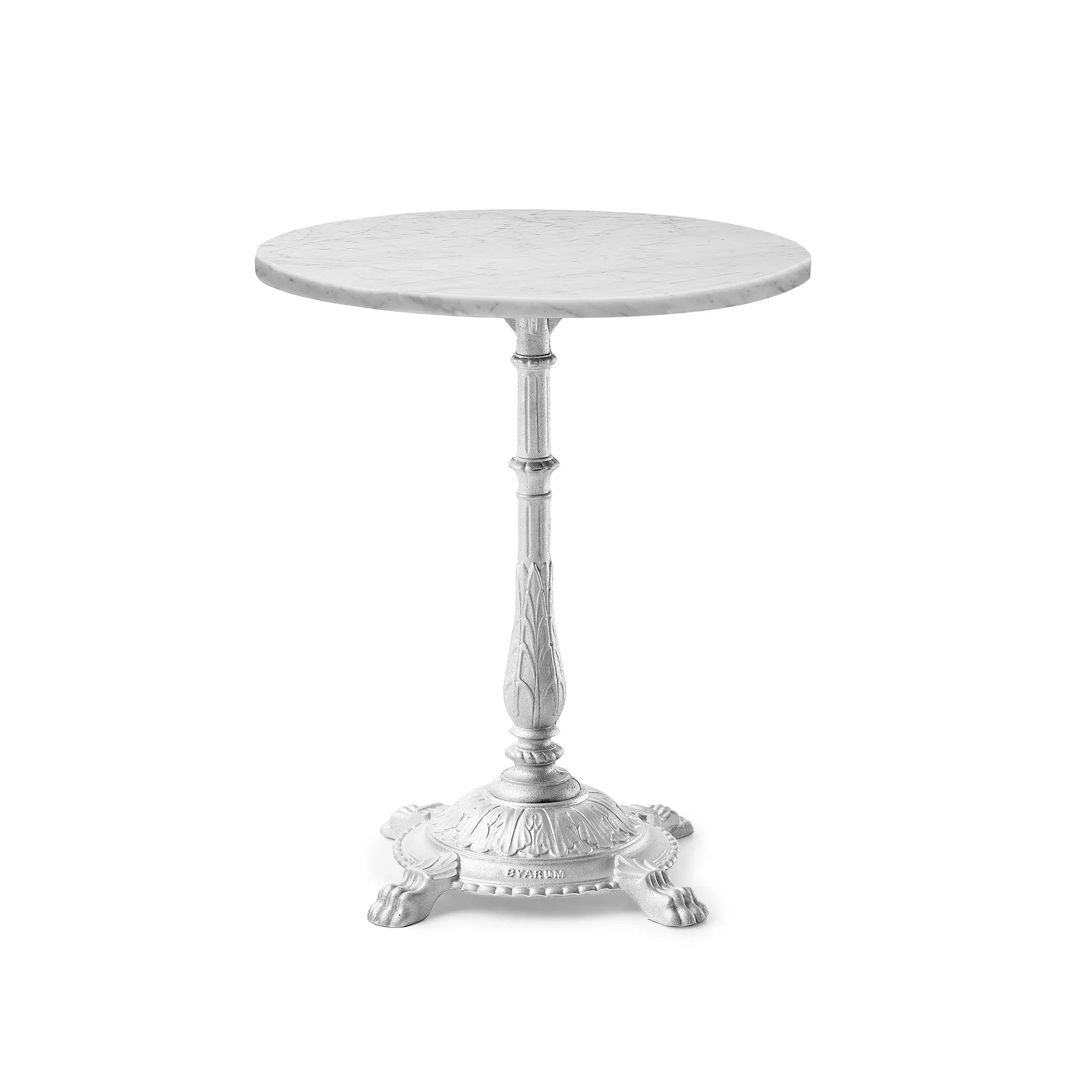Classic Cafébord Vit Carrara Marmor