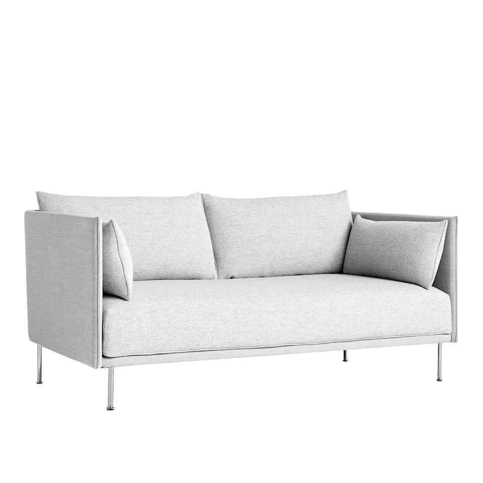 Silhouette 2-sitssoffa Matching Piping/Chrome