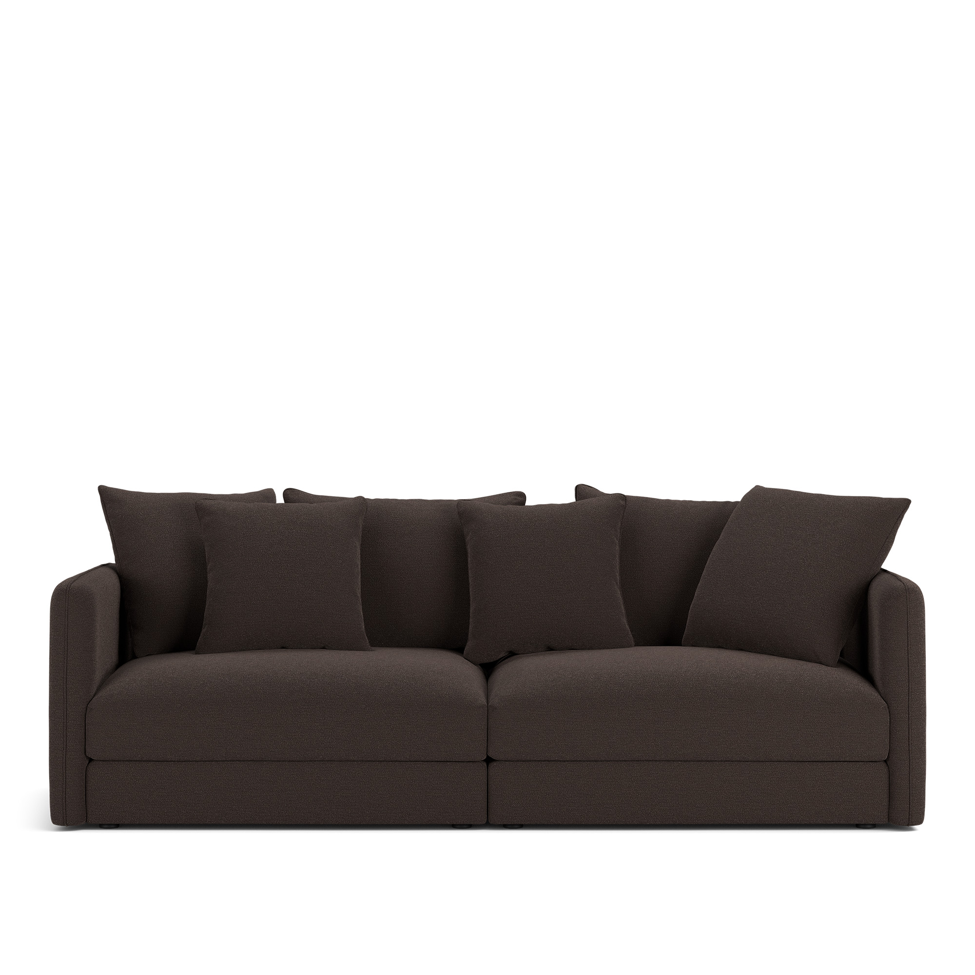 NOGA - Pavarotti 2.5-Seater, Removable Cover, Cushion Variant 01, Lario 120 - Soffor - Svart