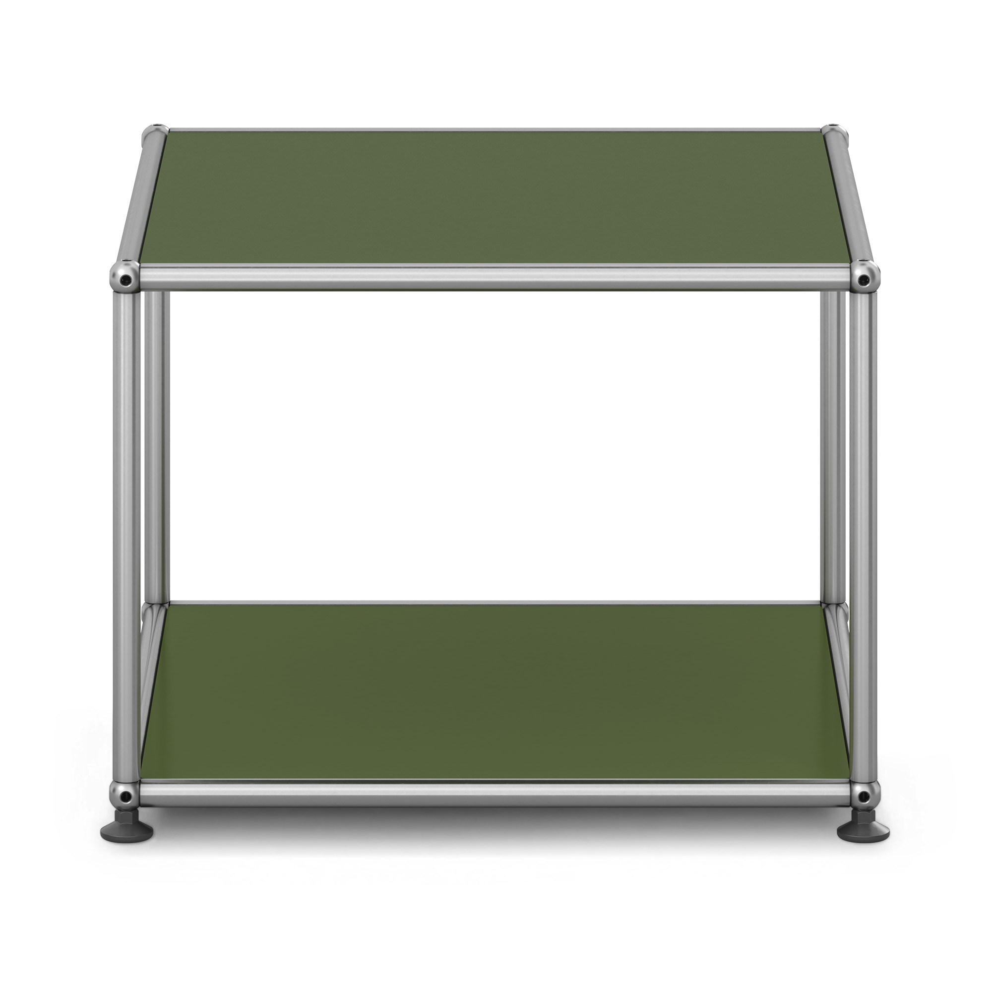 USM - USM Haller M22 36 Olive Green - Sidobord - Fritz Haller & Paul Sch&auml;rer - Gr&ouml;n - Metall