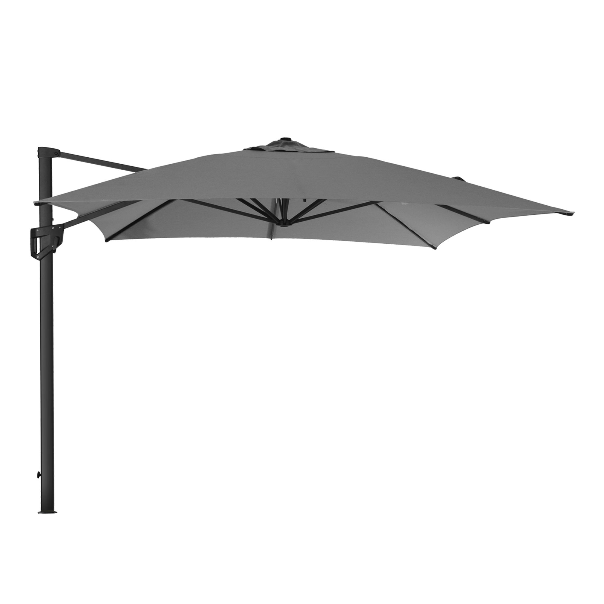 Cane-Line - Hyde Luxe Parasoll 3 X 4 M - Anthracite - Parasoll - Cane-line Design Team | Utemöbler - Loungemöbler - Parasoll | Möbelexperten