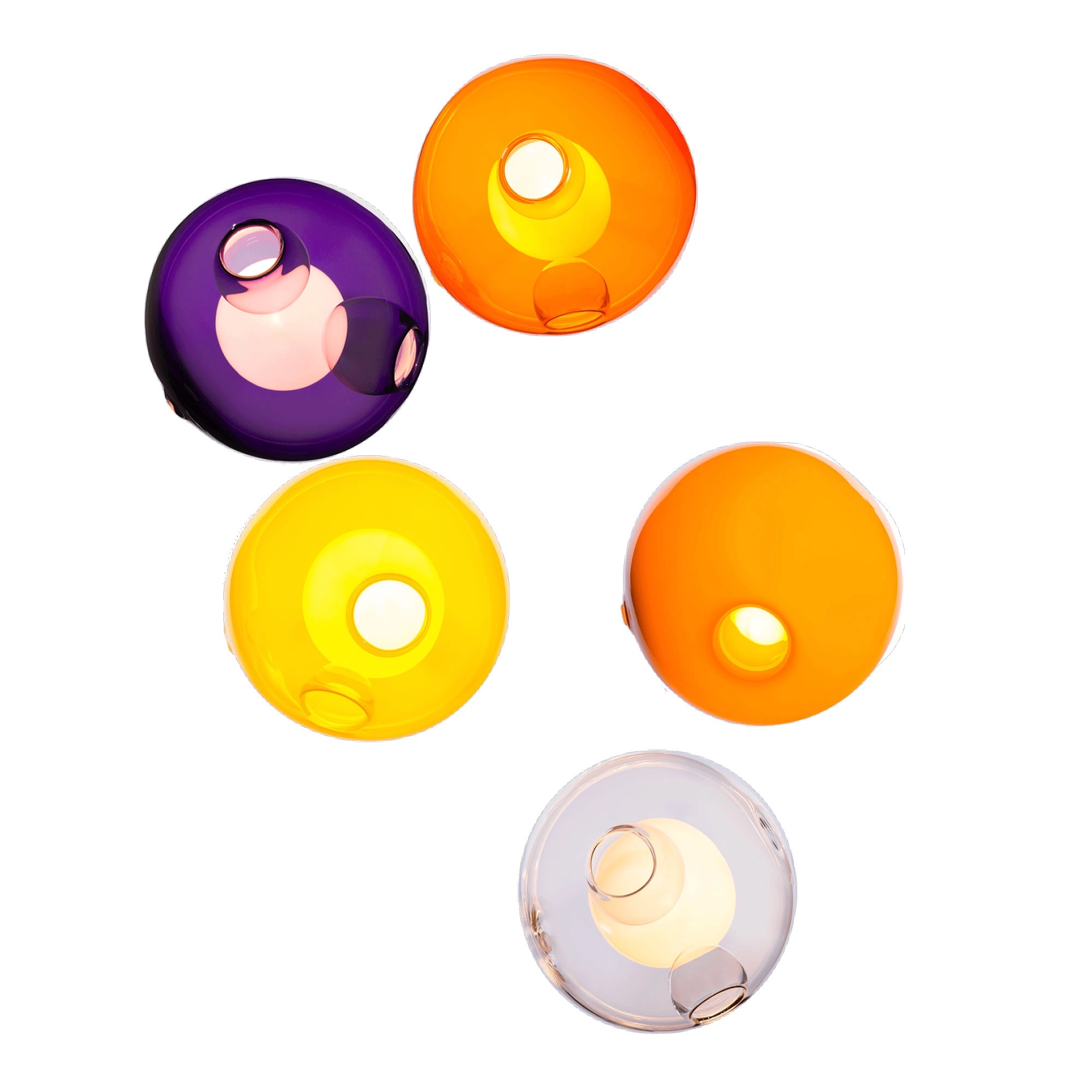 Bocci - 28.5 Random, Multi - 13 Xenon - Pendellampor - Omer Arbel - Flerfärgad