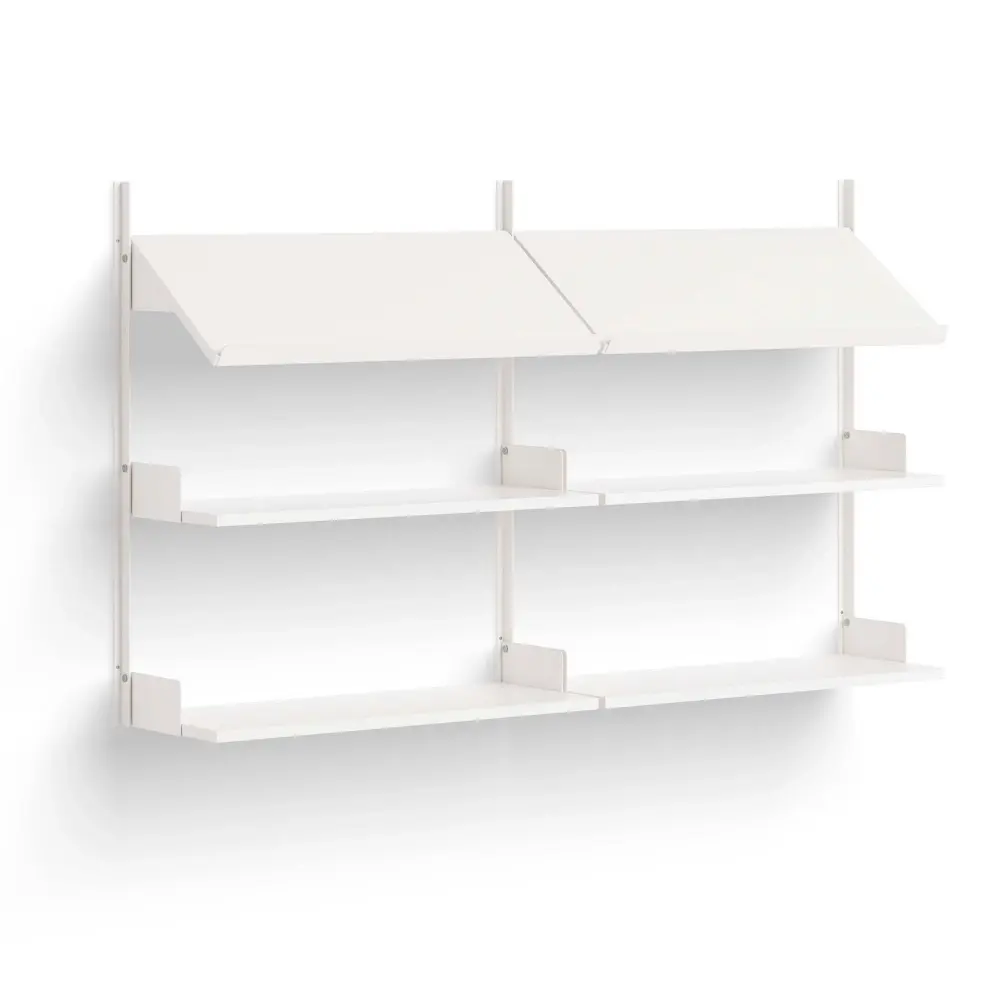 New Works Office Shelf 90 - White/White