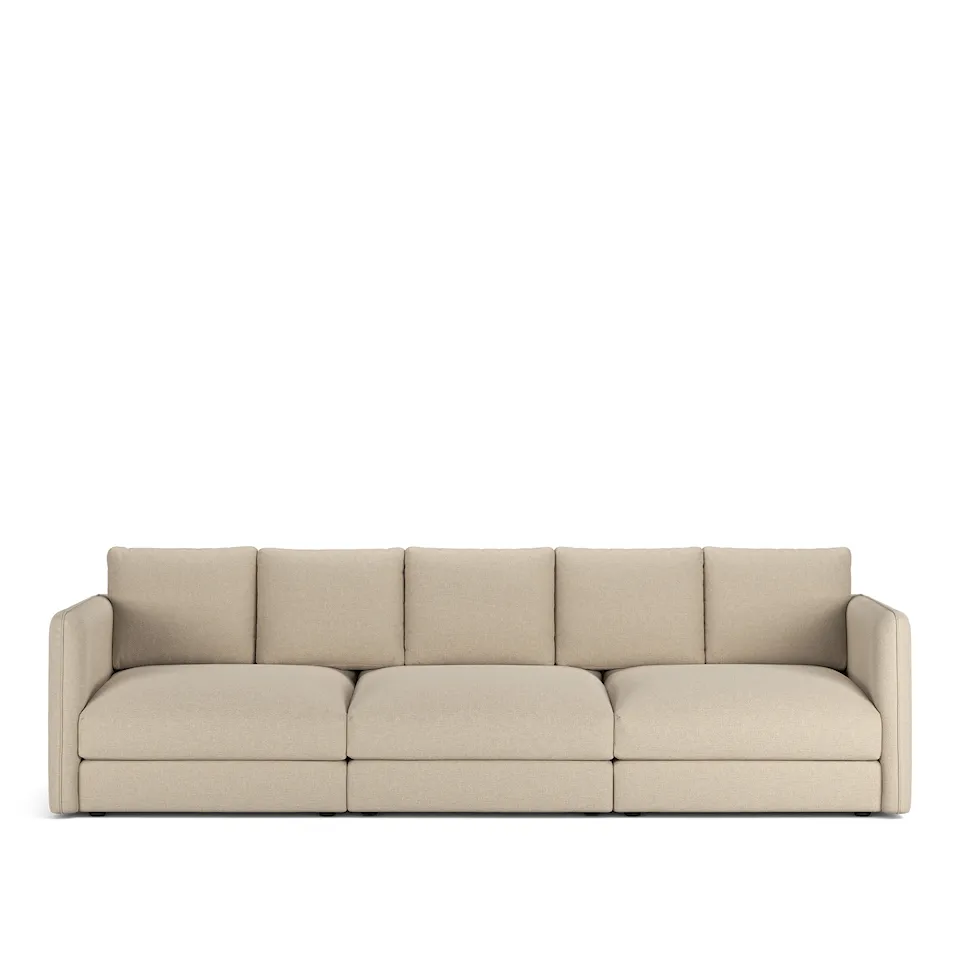 Pavarotti 3-Seater, Fixed Cover, Cushion Variant 02, Lario 107