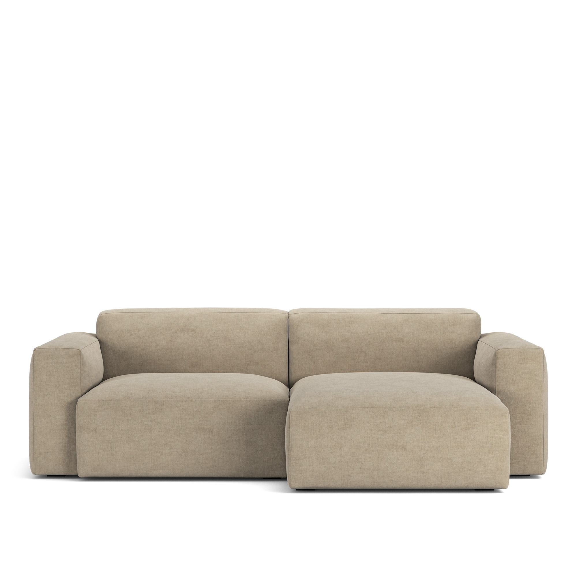 NOGA - Brick 2-Seater Chaise Lounge Right, Sienna Tonal 01 - Soffor