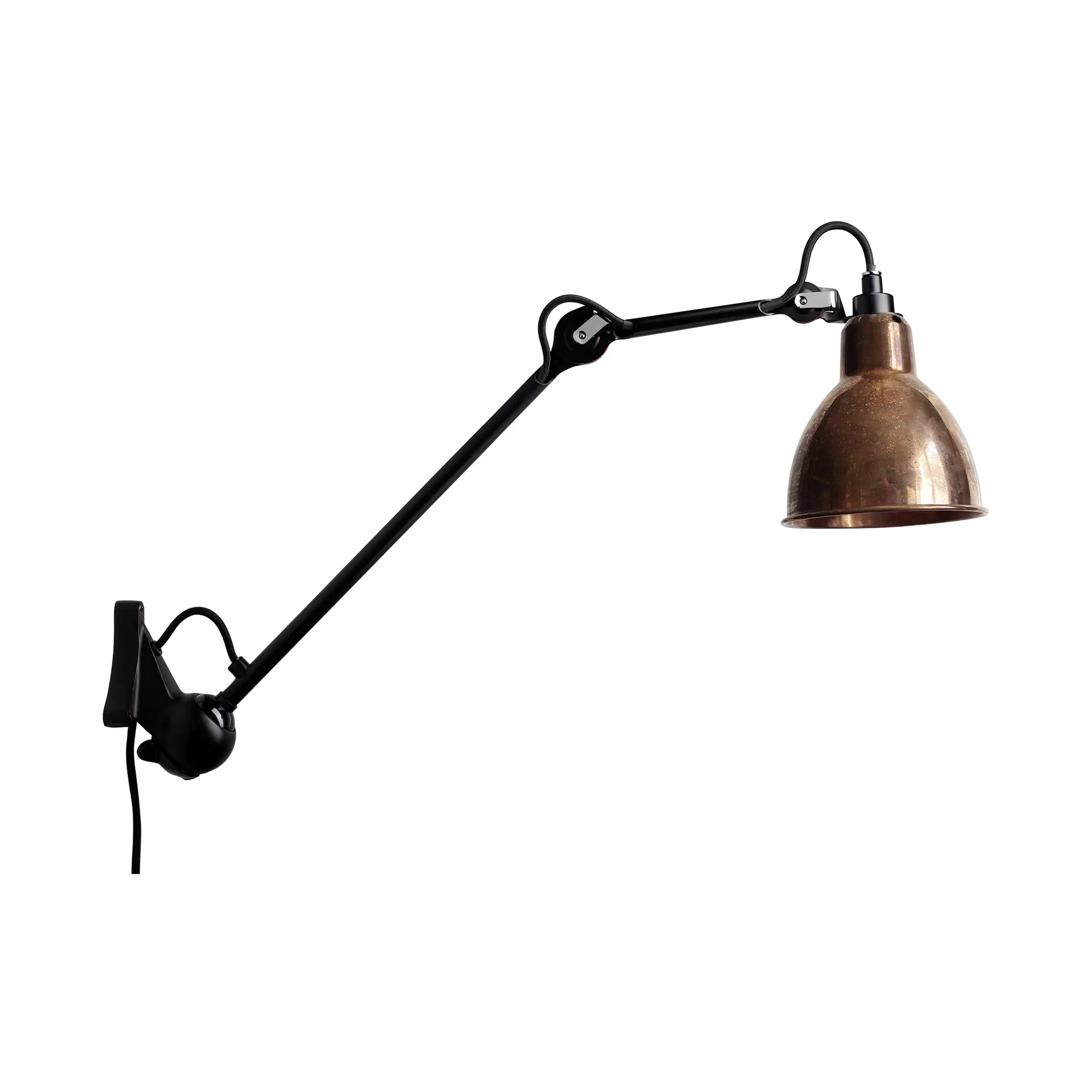 Lampe Gras No222 - Round - Svart bas